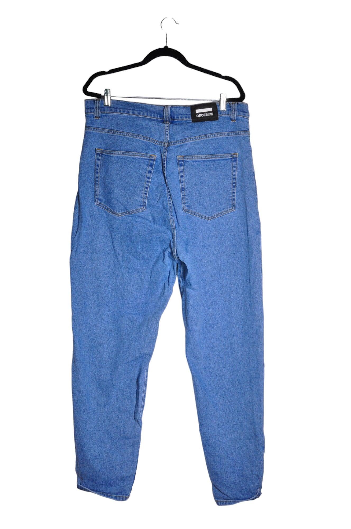 DR DENIM Stylish Blue Women's Regular Fit Straight-Legged Jeans - Size 48
