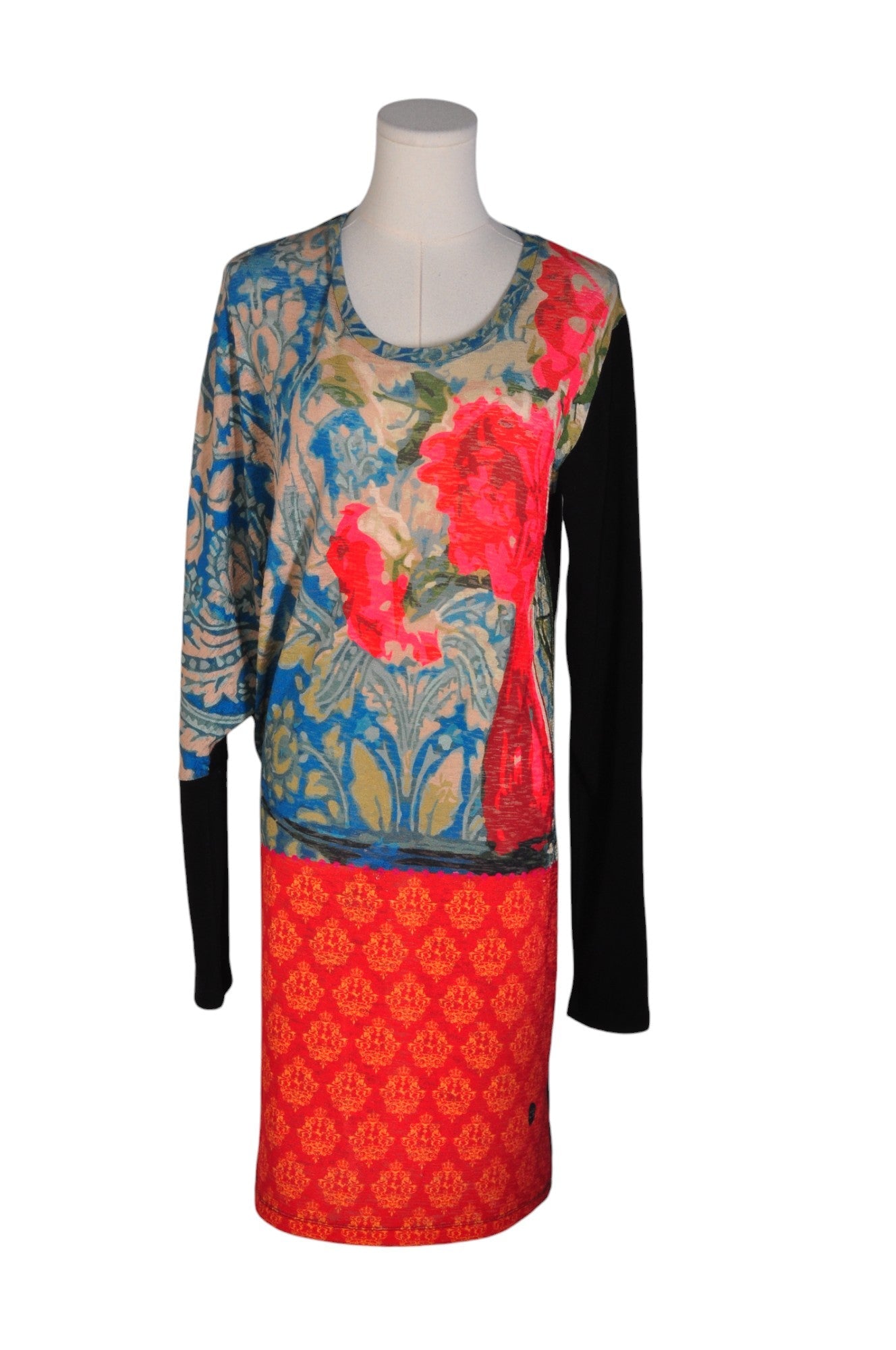 Stylish RPA Women's Regular Fit Orange Shift Dress - Size 3
