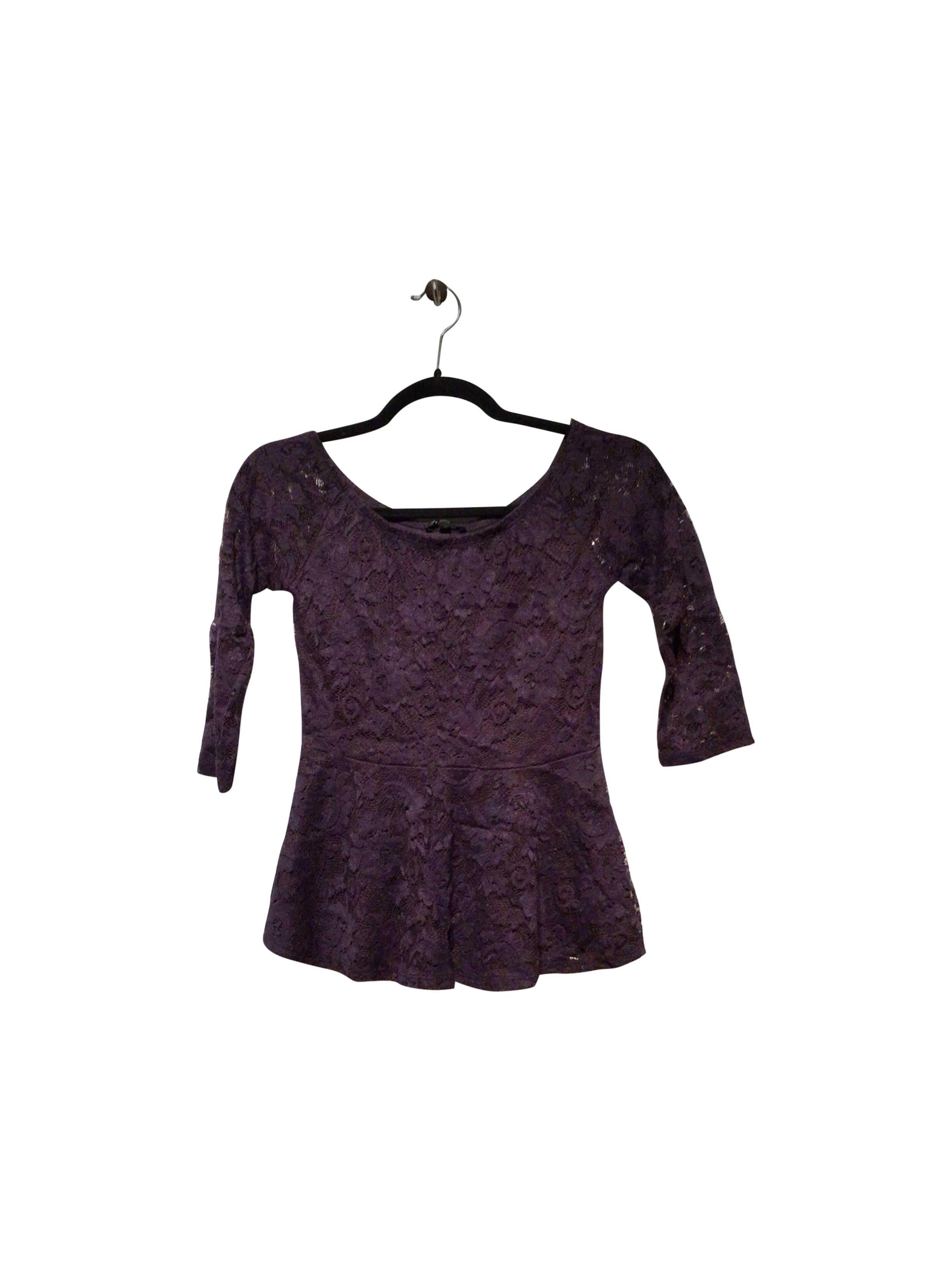 DYNAMITE Stunning Purple Regular Fit Blouse - XS