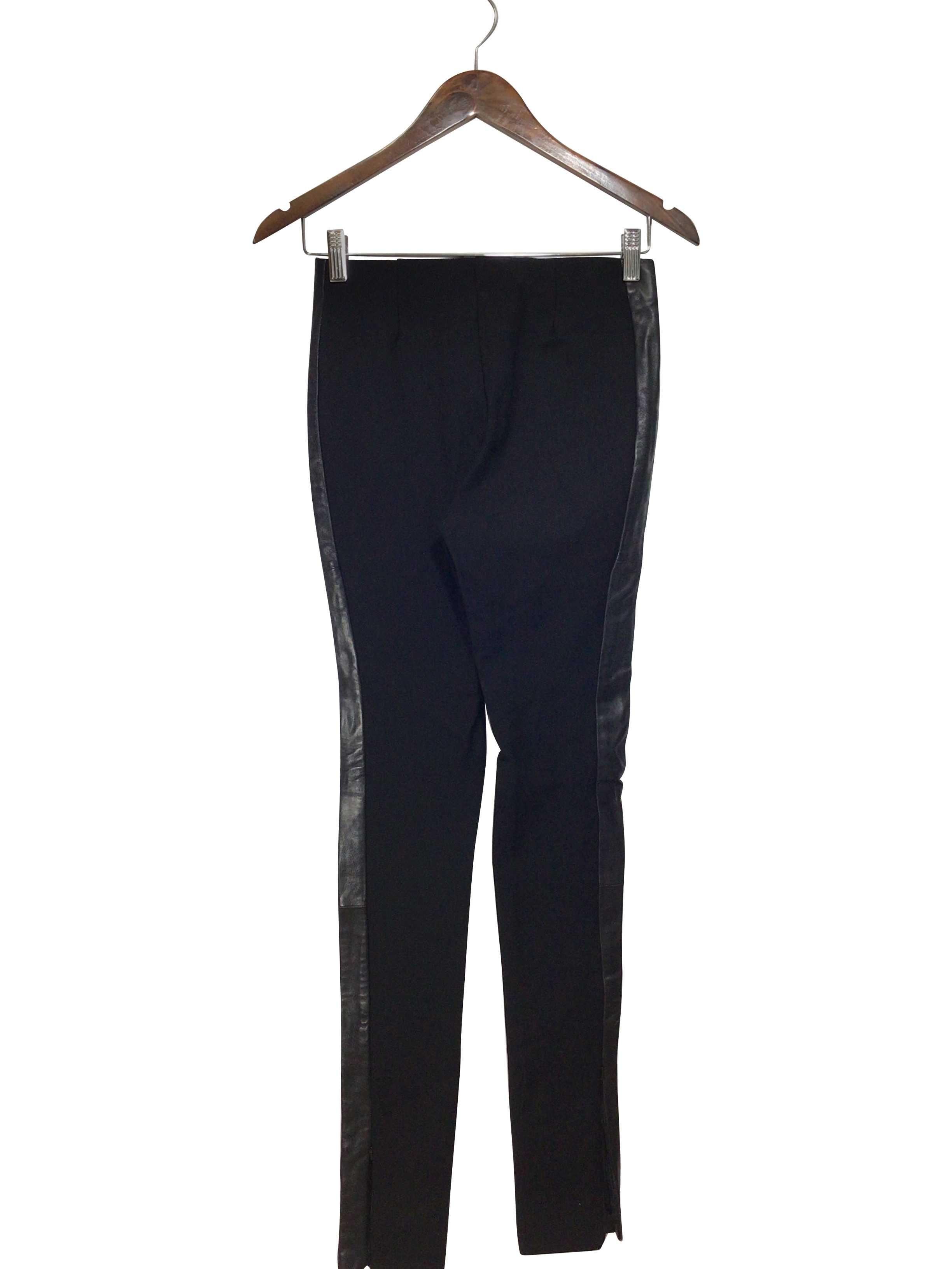 DANIER Stylish Regular Fit Black Pant - Size 2