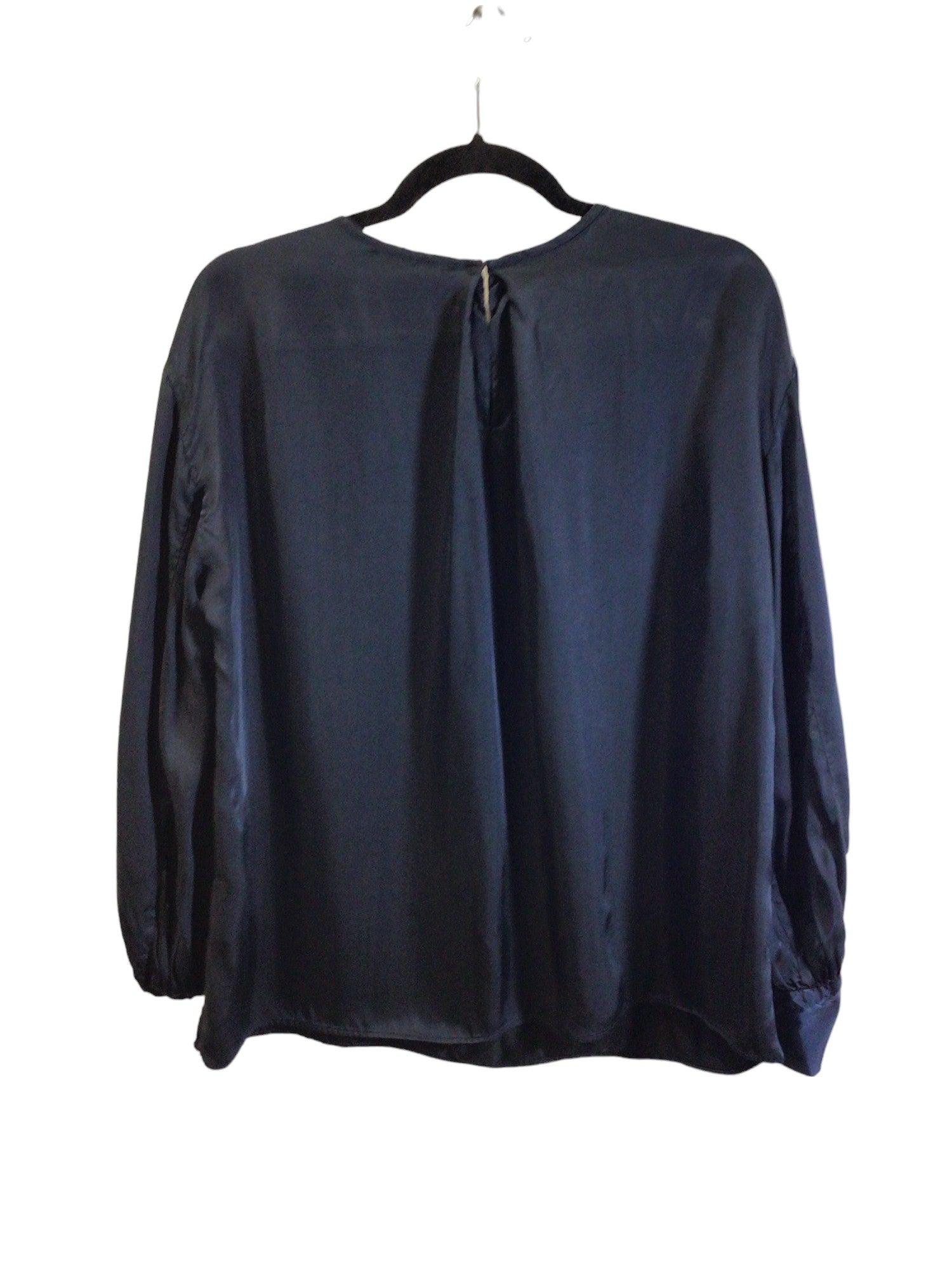 CLUB MONACO Stylish Women's Regular-Fit Blue Blouse - Size M