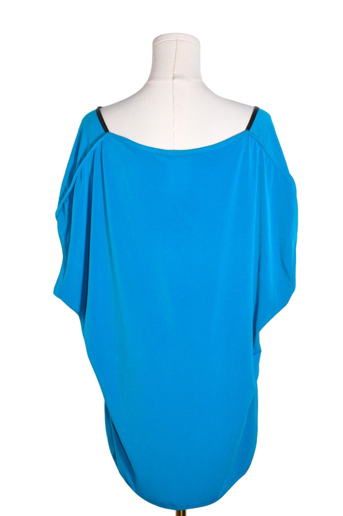 KENNETH COLE Stylish Women's Blue Regular-Fit Blouse - Size M