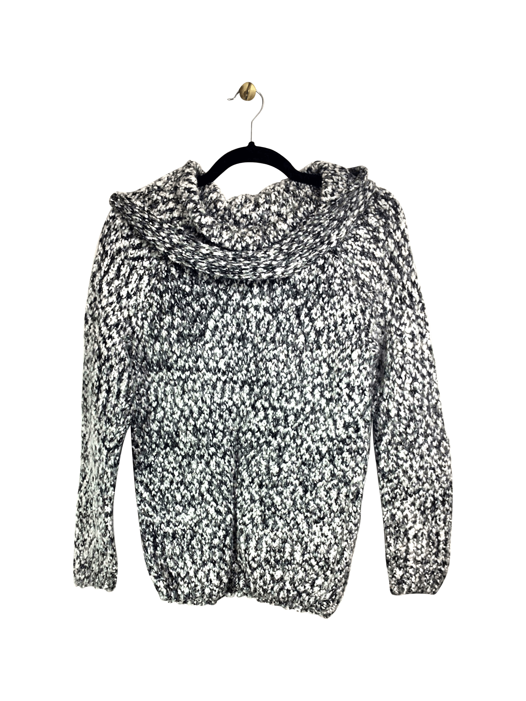 BUFFALO BY DAVID BITTON Stylish Gray Regular Fit Turtleneck Top - Size S