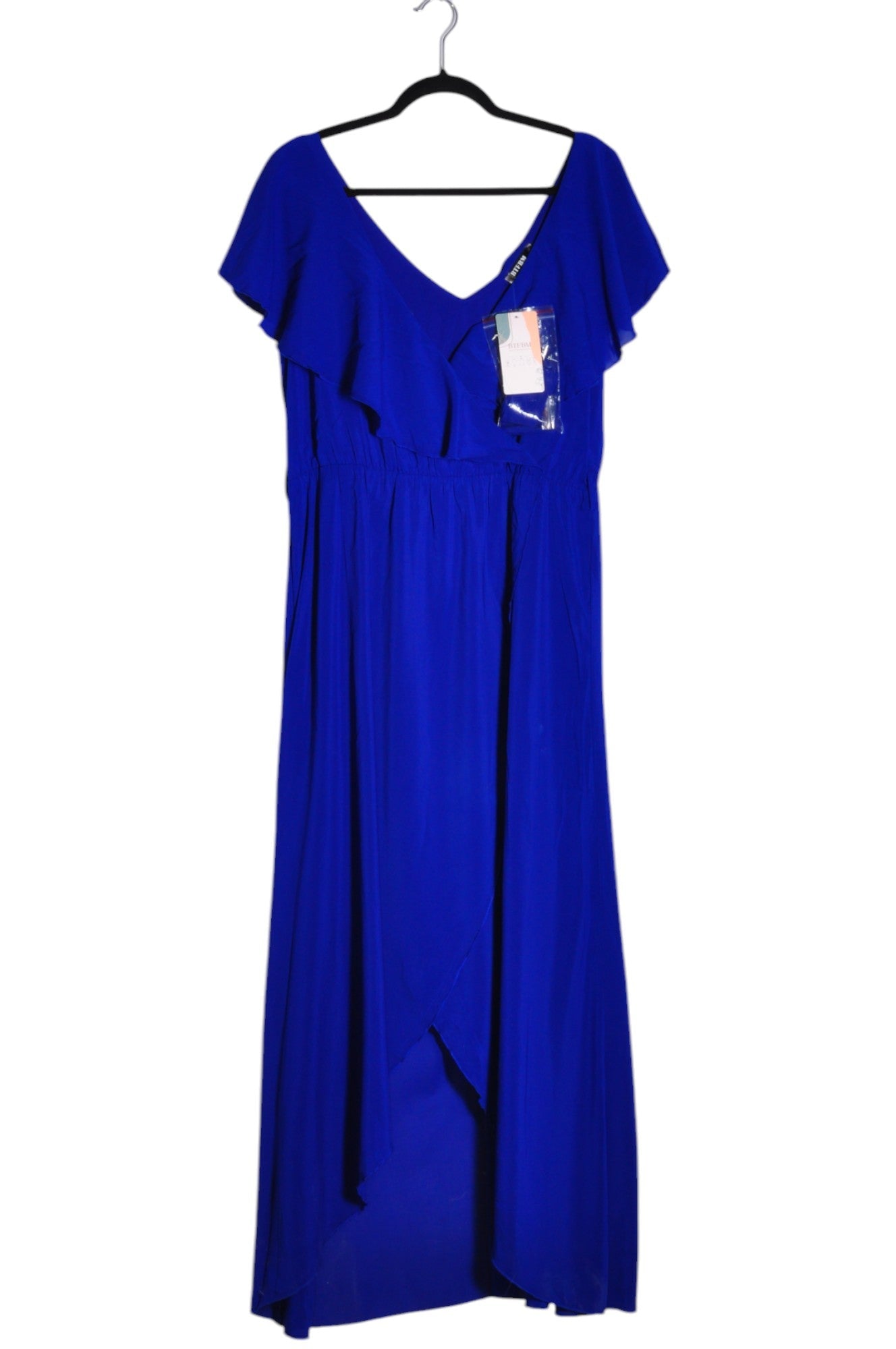 Stylish BTFBM Women's Blue XL Regular Fit Maxi Dress