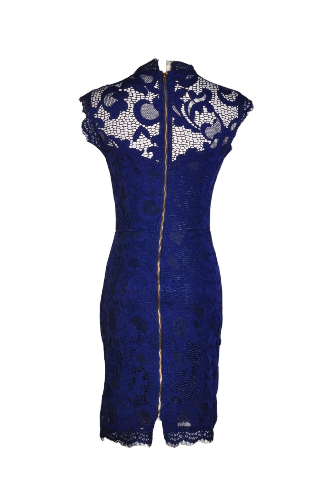 Fashionable SANS SOUCI Women's Blue Regular Fit Bodycon Dress - Size XS