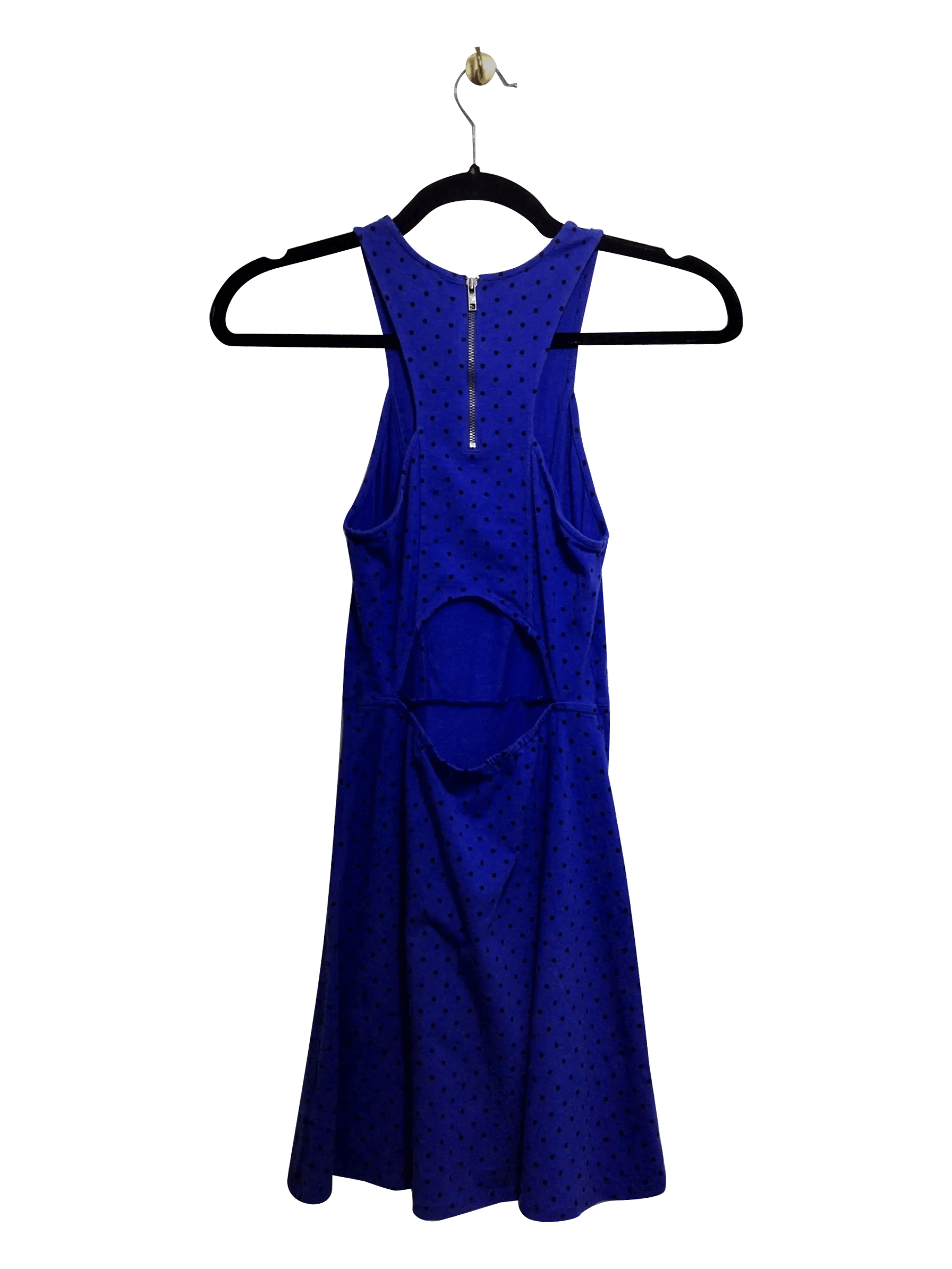 Stunning AMERICAN EAGLE Blue XXS Regular Fit Maxi Dress with Patterns