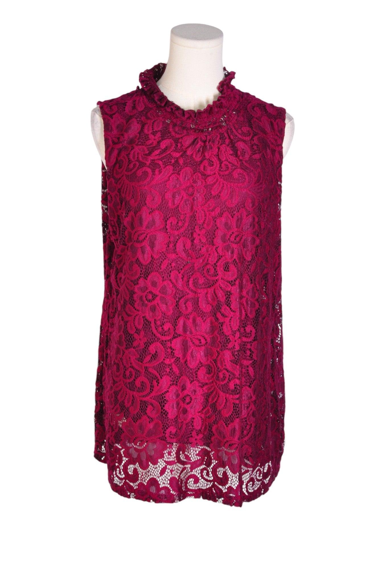 Stylish CABLE & GAUGE Women's Purple XXL Regular Fit Blouses