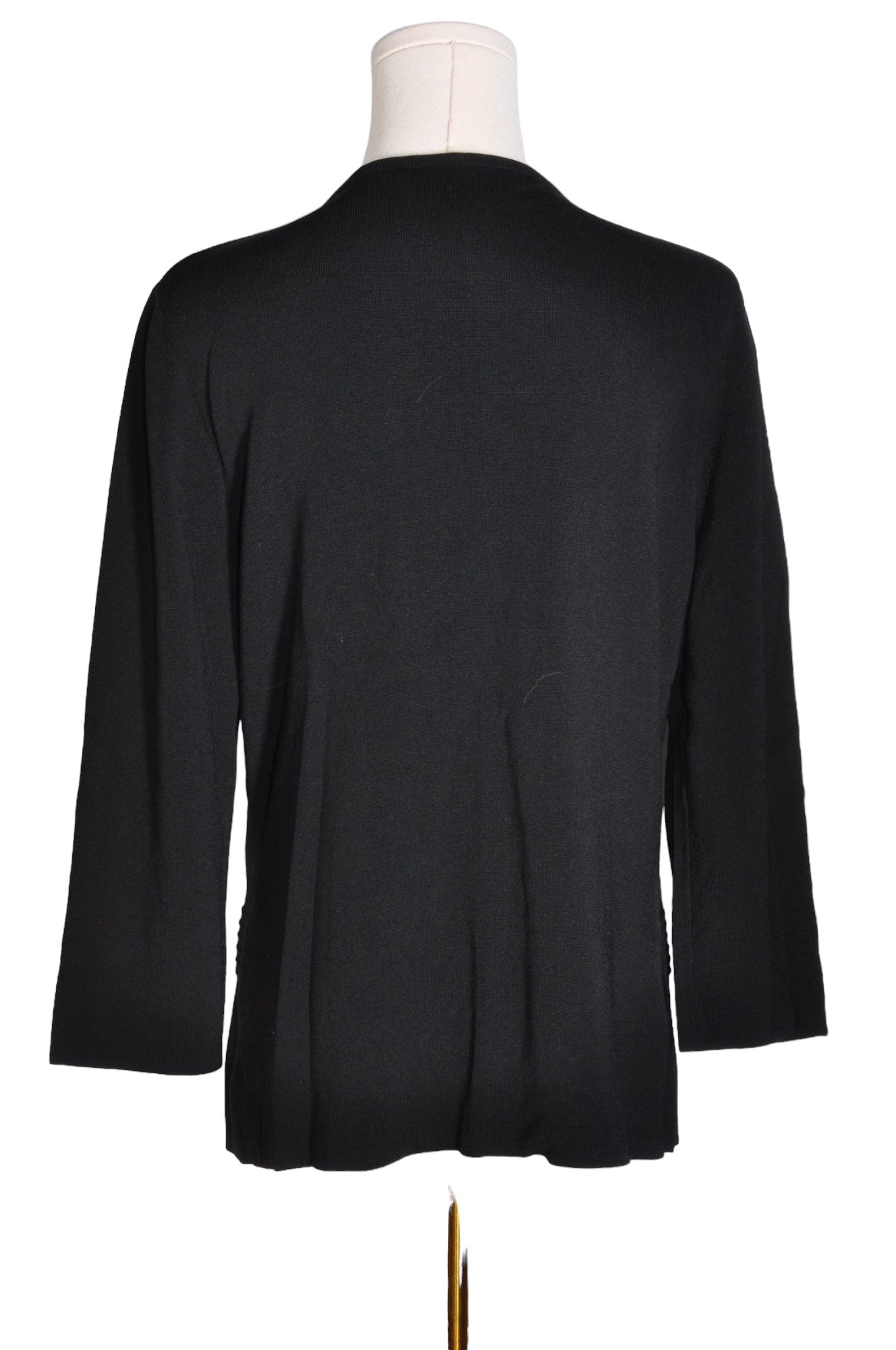 Stylish CABLE & GAUGE Second - Hand Women's Black Regular - Fit Blouses in Size XL