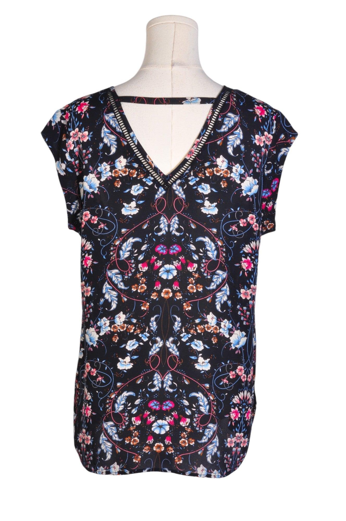 Stylish DR2 Blue Regular-Fit Women's Blouse - Size M