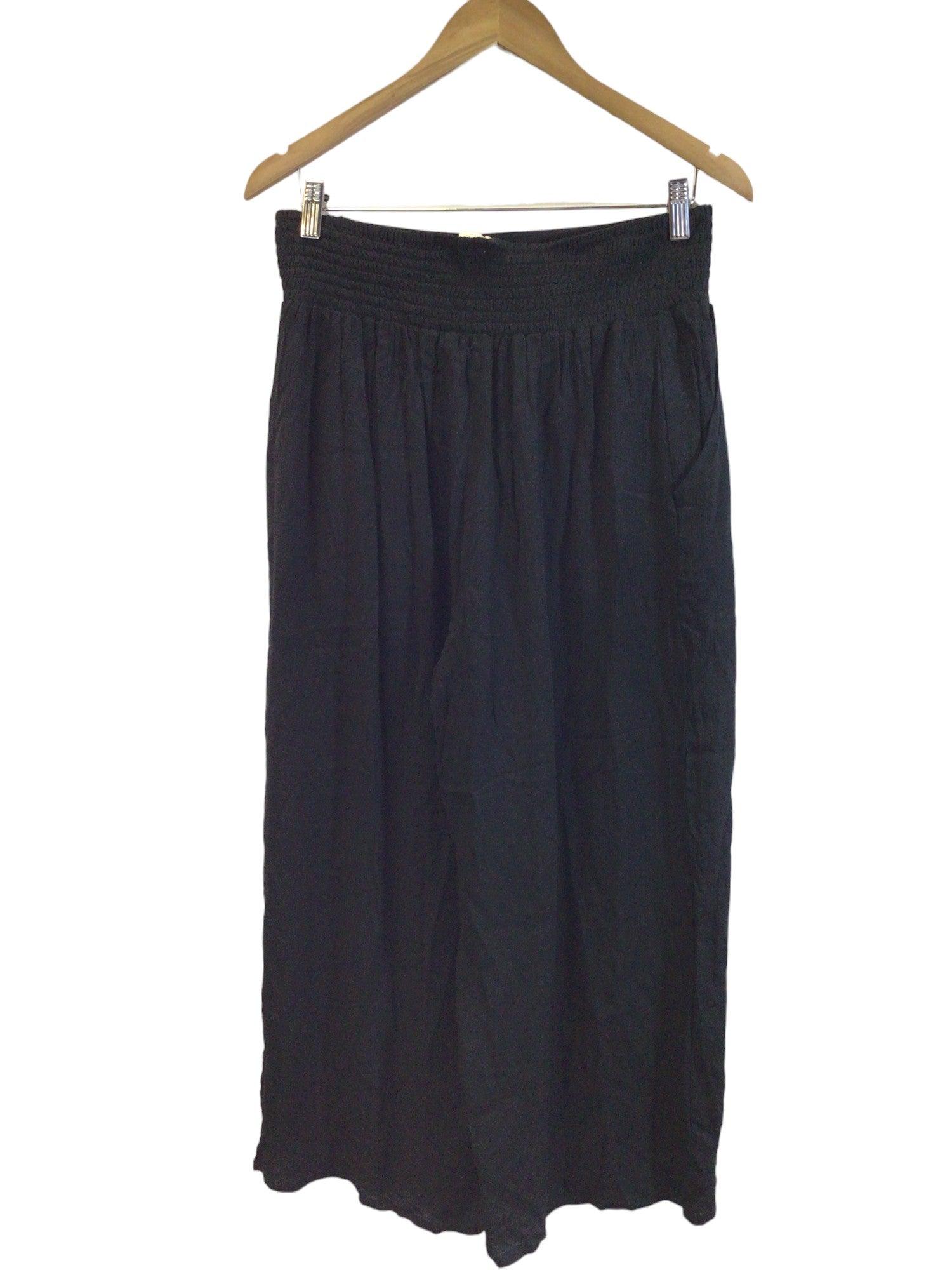 KOY RESORT Stylish Women's Black Regular Fit Work Pants - Size M