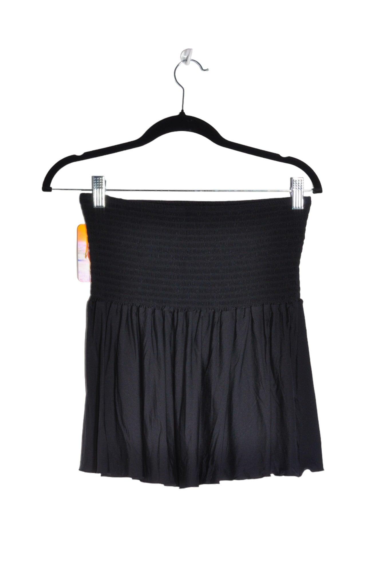 COCO RAVES Stylish Women's Black Regular-Fit Casual Skirt - Size L