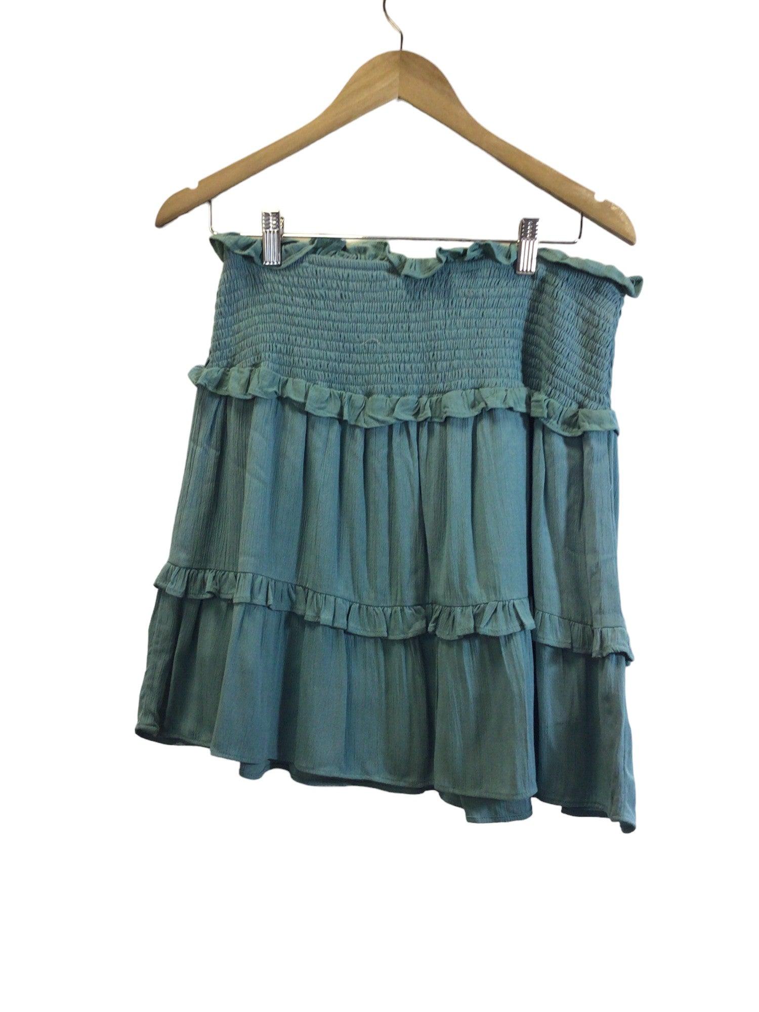 KOY RESORT Stylish Blue Women's Casual Regular-Fit Skirt - Size L