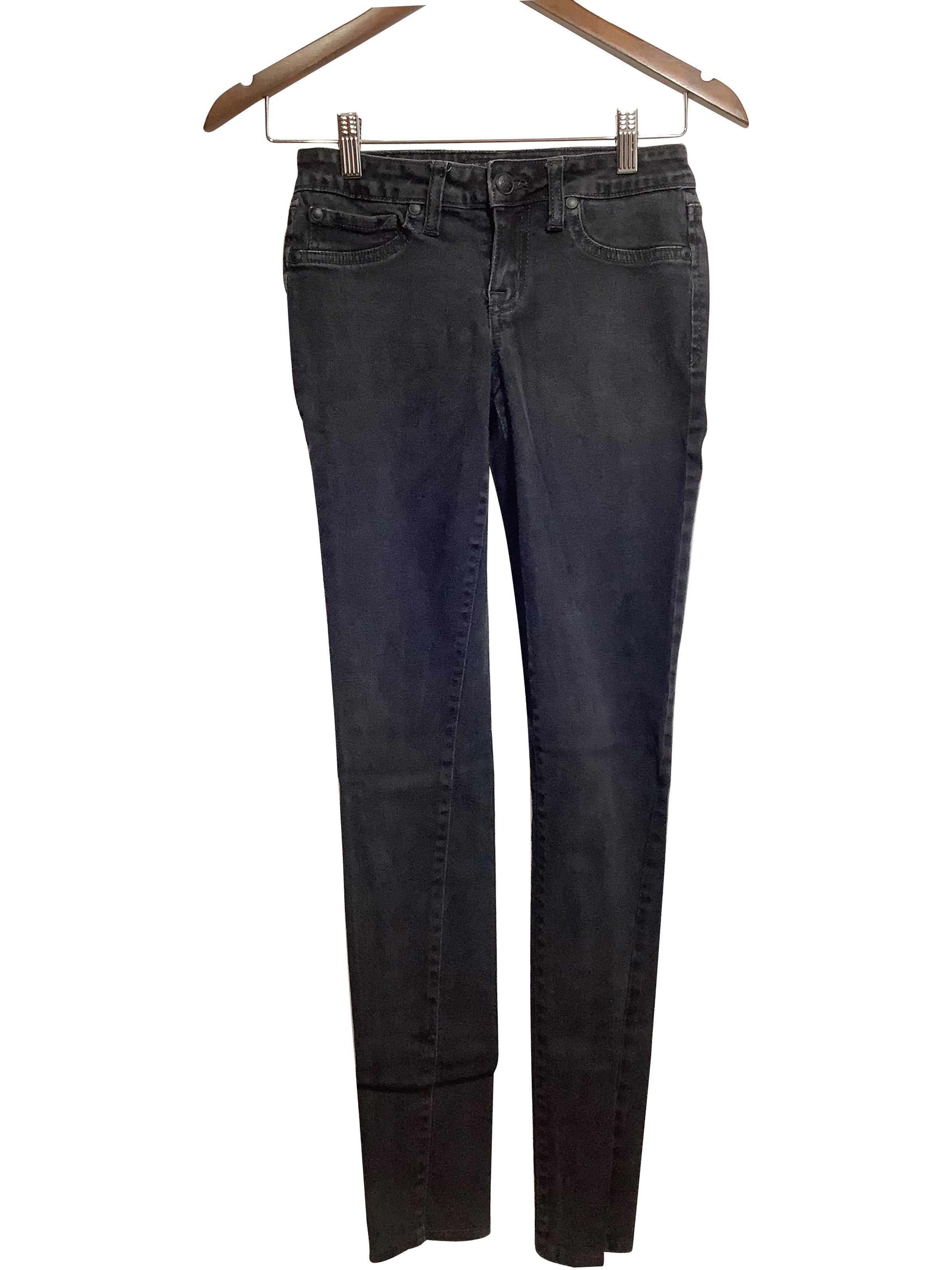 JESSICA SIMPSON Stylish Regular Fit Black Straight - Legged Jeans Size 26