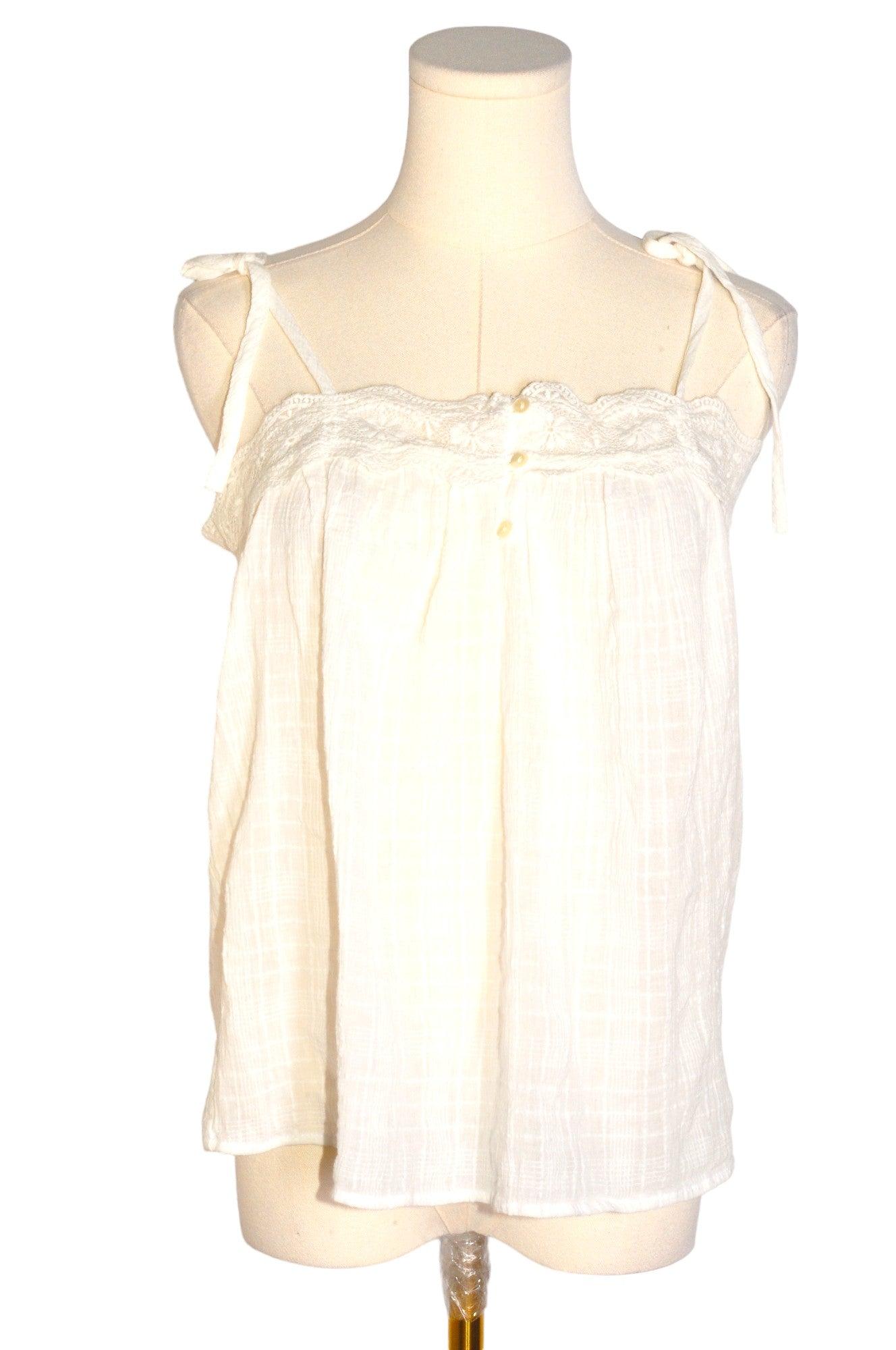 KIABI Stylish White Regular Fit Women's Blouses - Size S