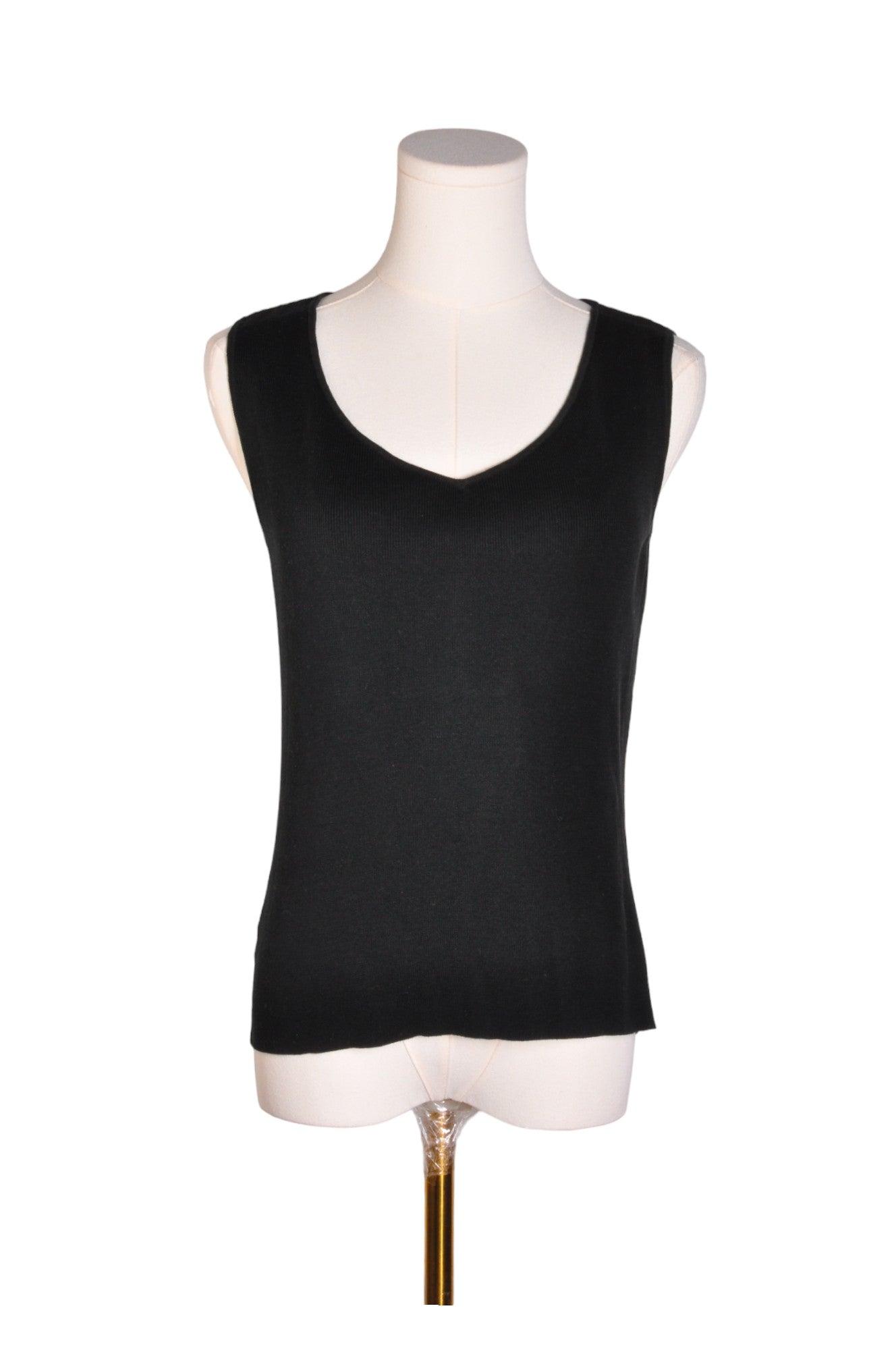 ANN TAYLOR Stylish Women's Black Regular Fit Tank Tops - Size S