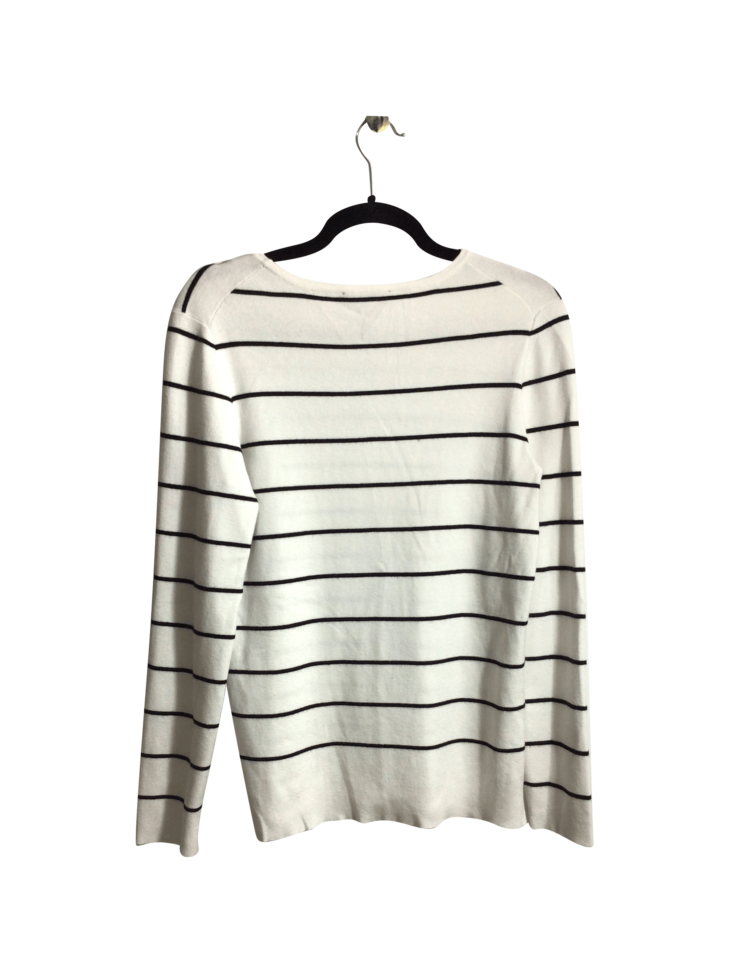 KIRKLAND Women's Classic Regular Fit White Long Sleeve T-Shirt - Size M