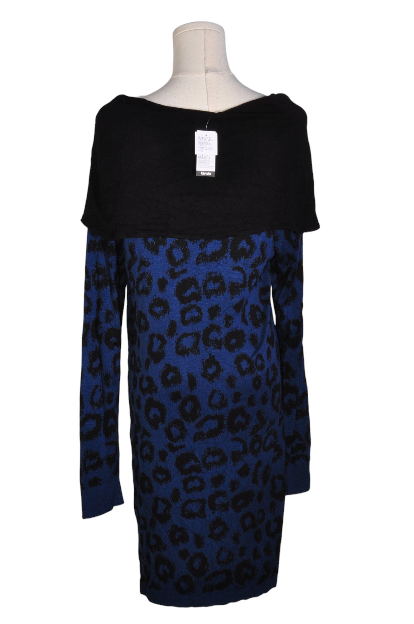 Stylish KENSIE Women's Blue XL Regular Fit Drop Waist Dresses