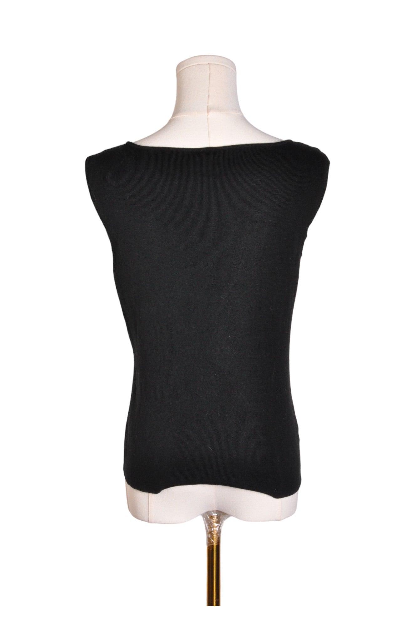 ANN TAYLOR Stylish Women's Black Regular Fit Tank Tops - Size S