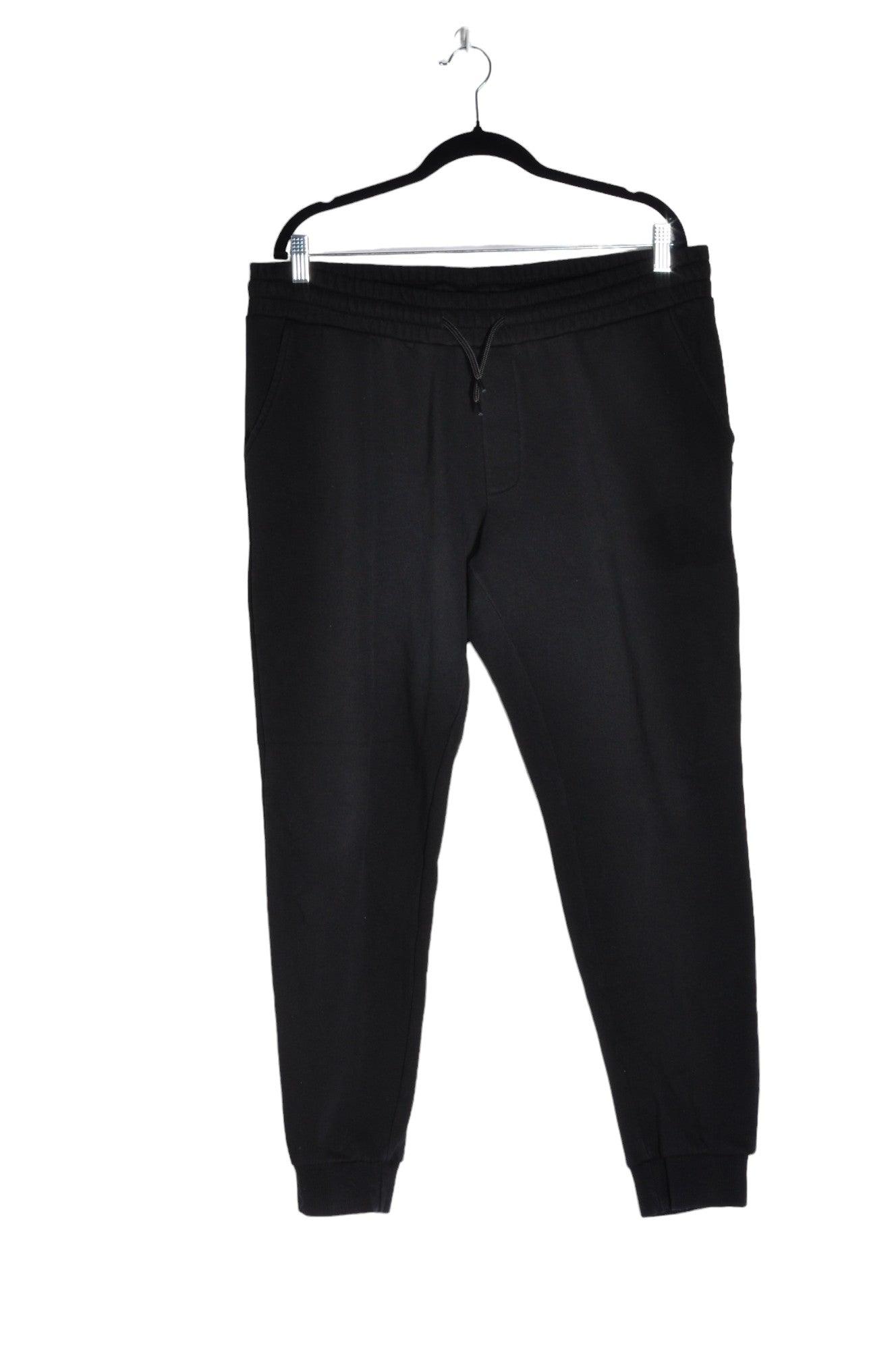 JACK AND JONES Men's Premium Activewear Jogging Pants in Classic Black - Size L