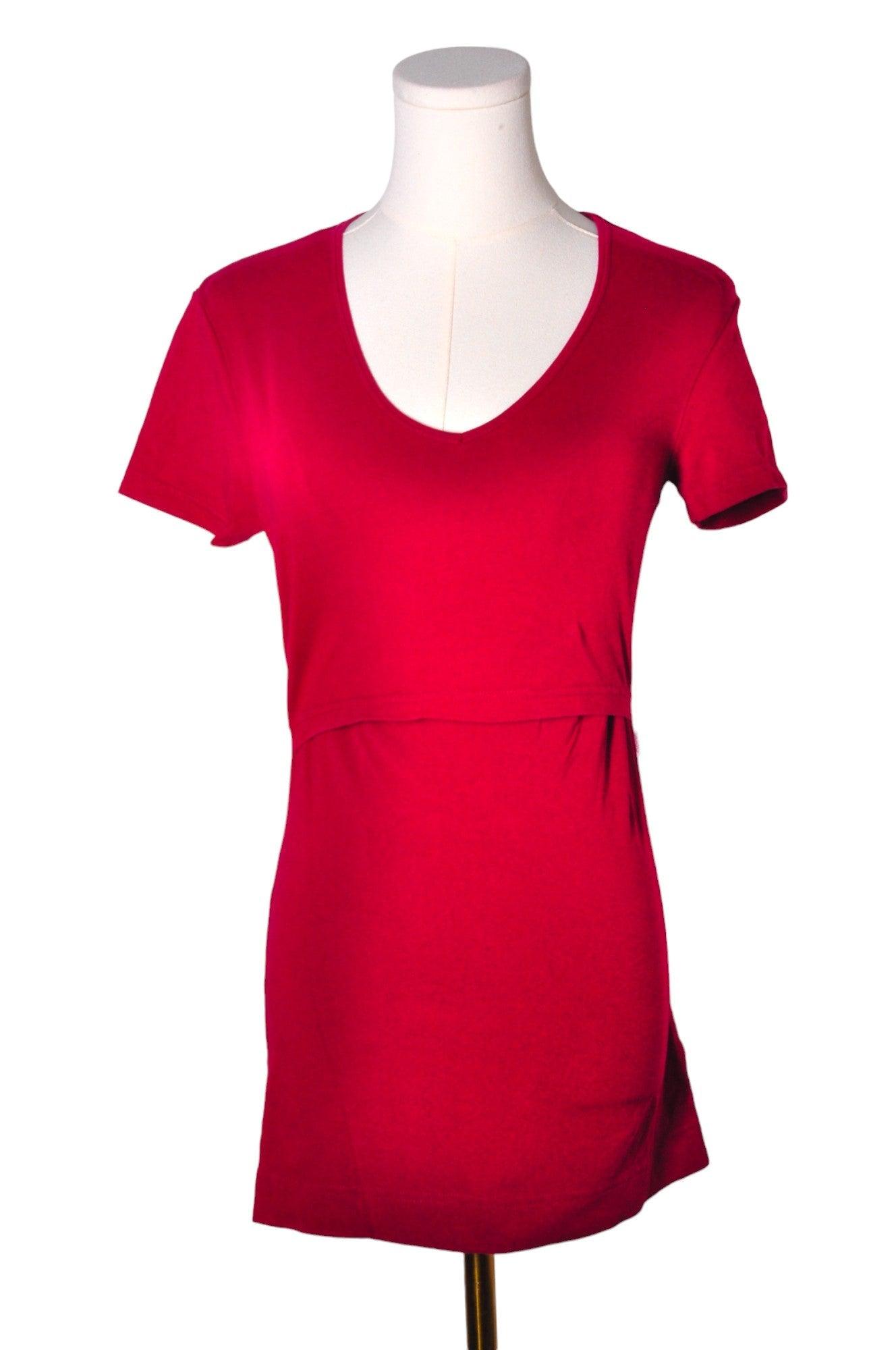 Stylish BOOB Women's Red Regular Fit T-Shirt - Size XS