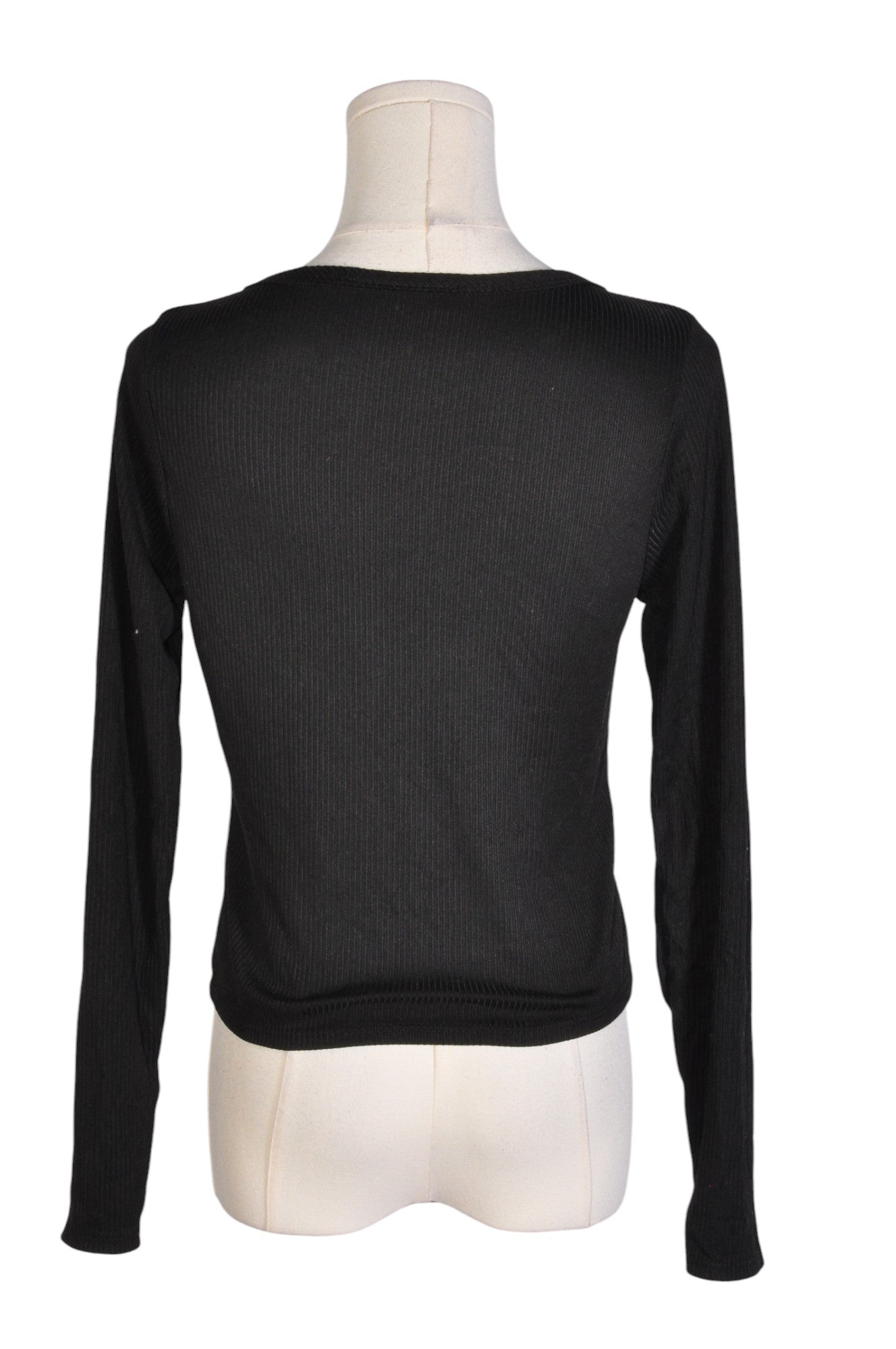 Stylish BRIT & BRI Women's Regular Fit Black Blouse - Size XL
