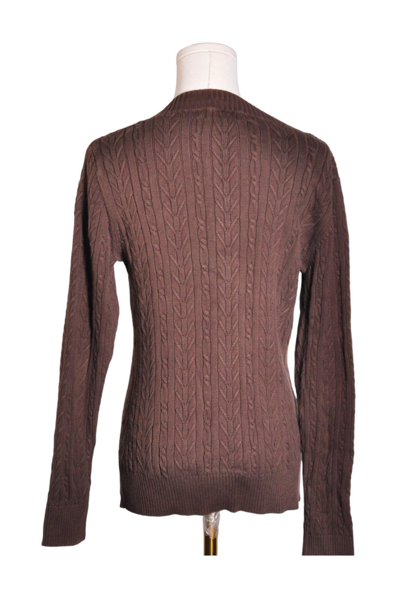 Stylish JESSICA Brown Regular-Fit Women's Blouse - Size S