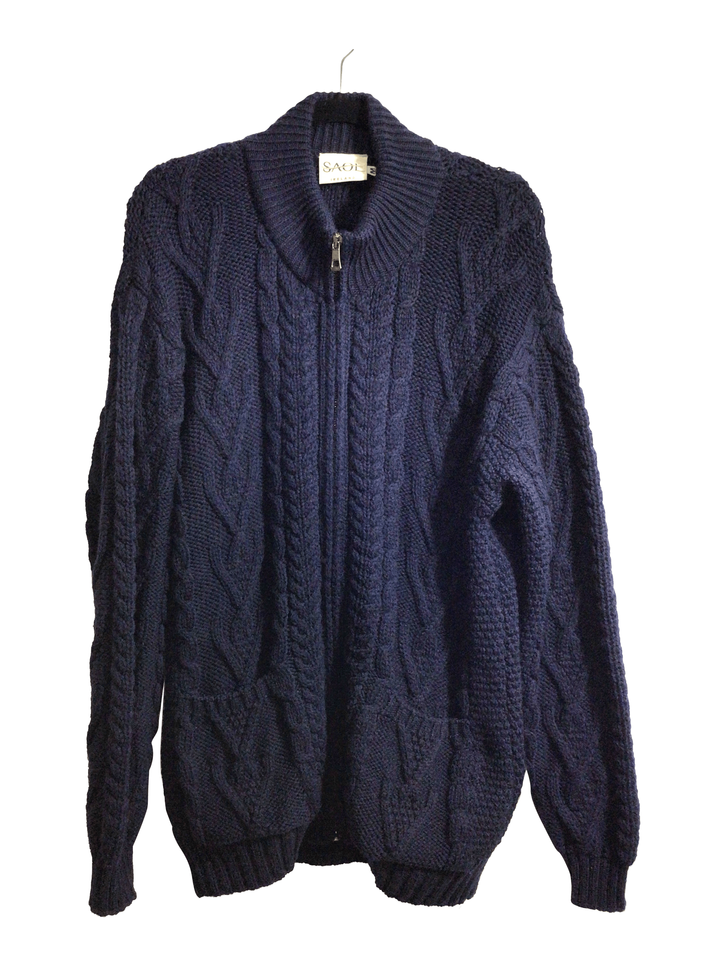 SAOL Stylish Women's Blue Regular Fit Knit Tops - Size M