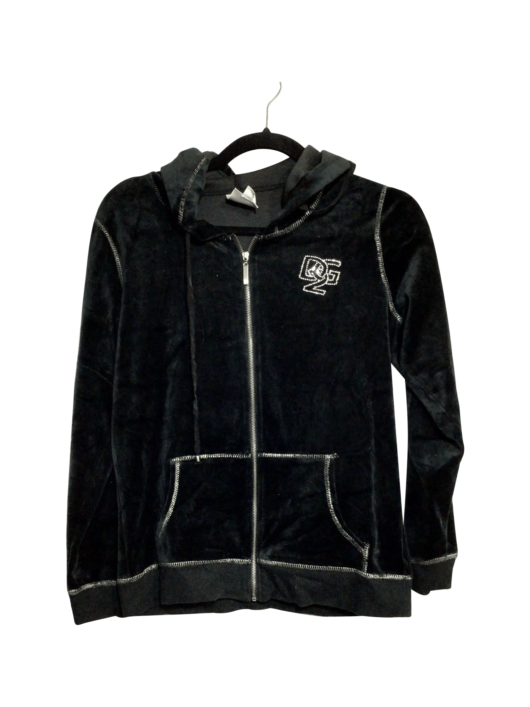 DIANE GILMAN Stylish Regular Fit Black Sweatshirt - Size S