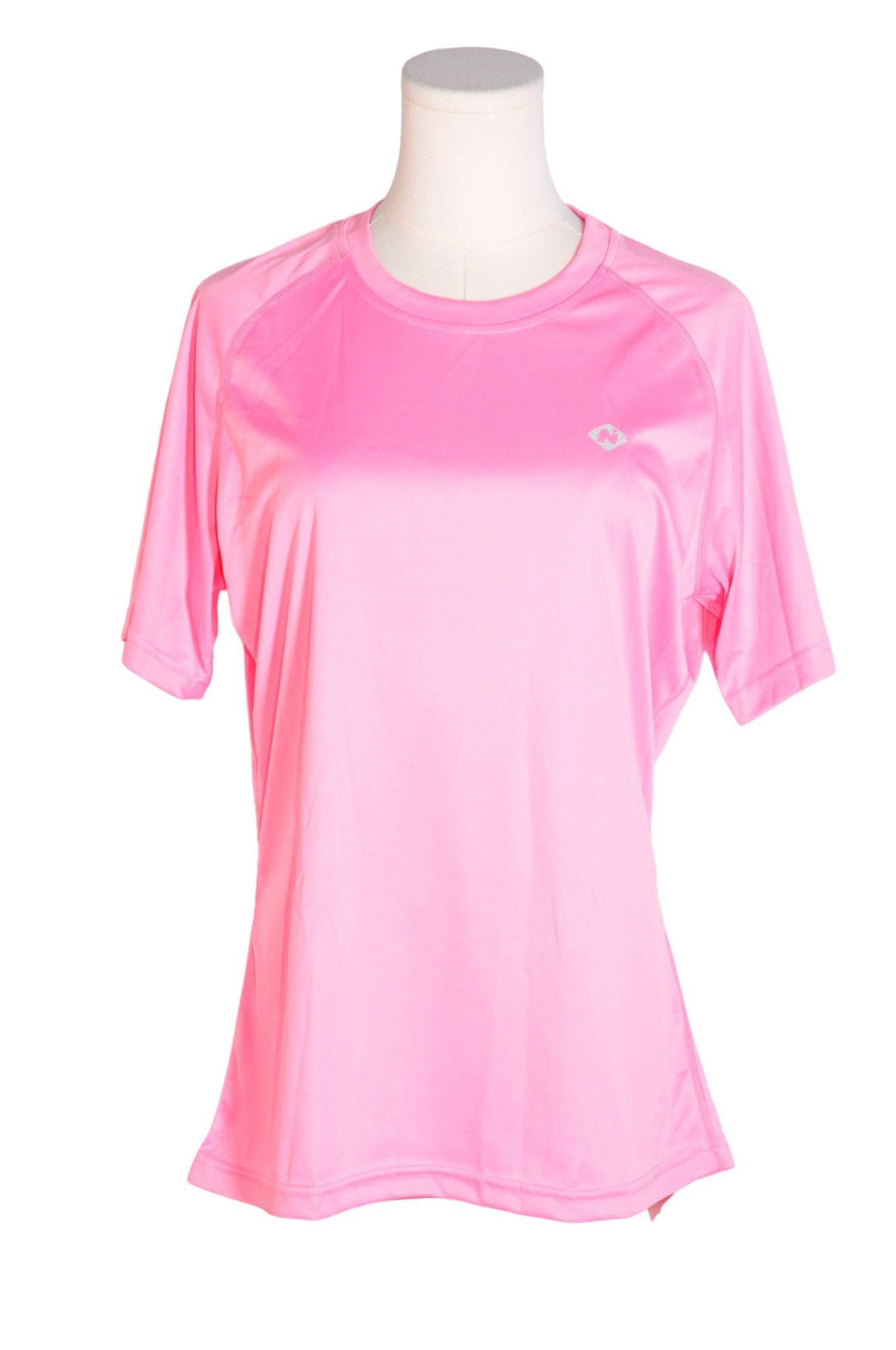 NAVISKIN Stylish Pink Women's Regular Fit L Activewear Tops