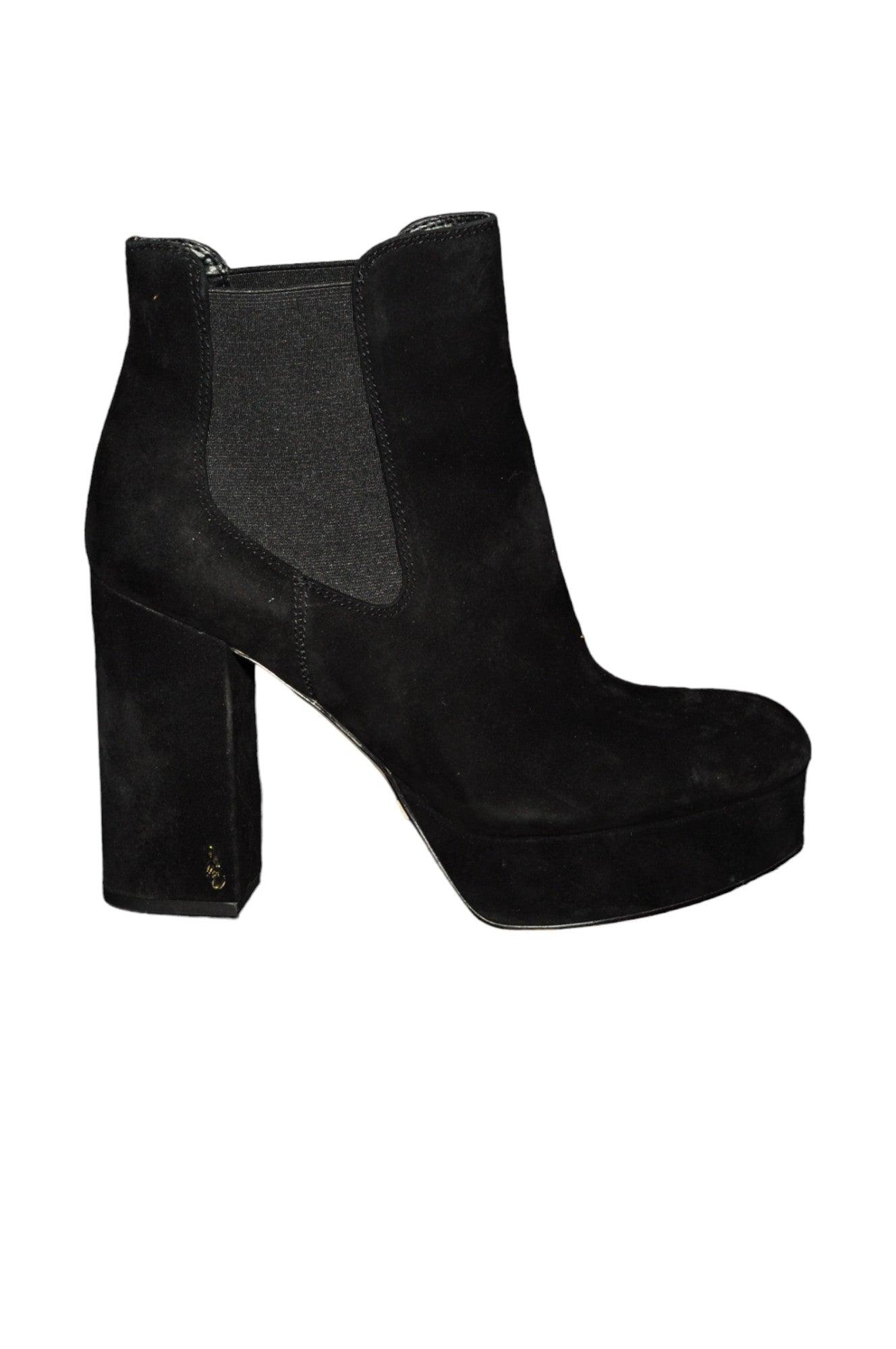SAM EDELMAN Stylish Women's Regular Fit Black Boots - Size 8