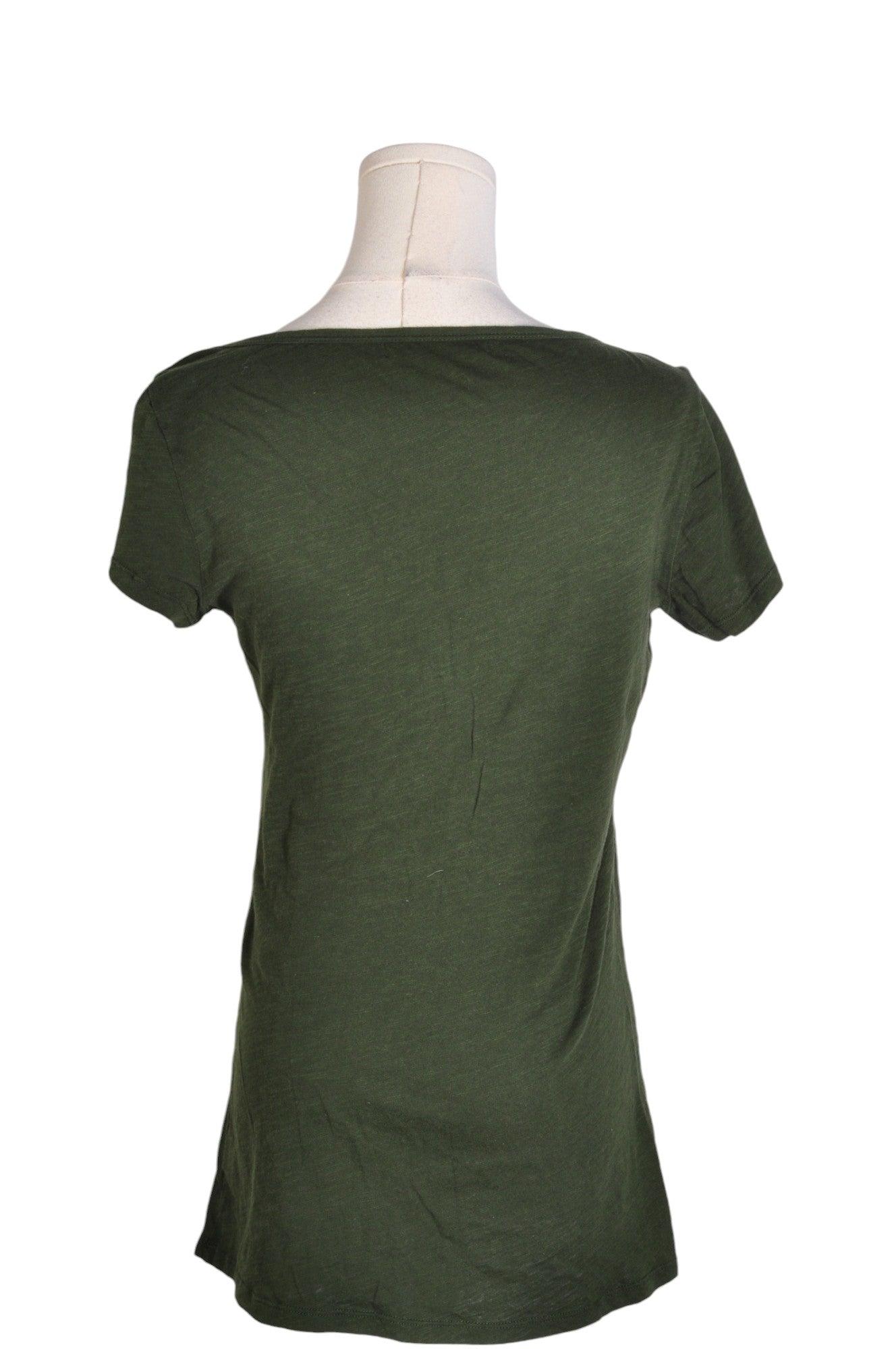 Stylish BLUENOTES Women's Regular Fit Green T-Shirt - Size L