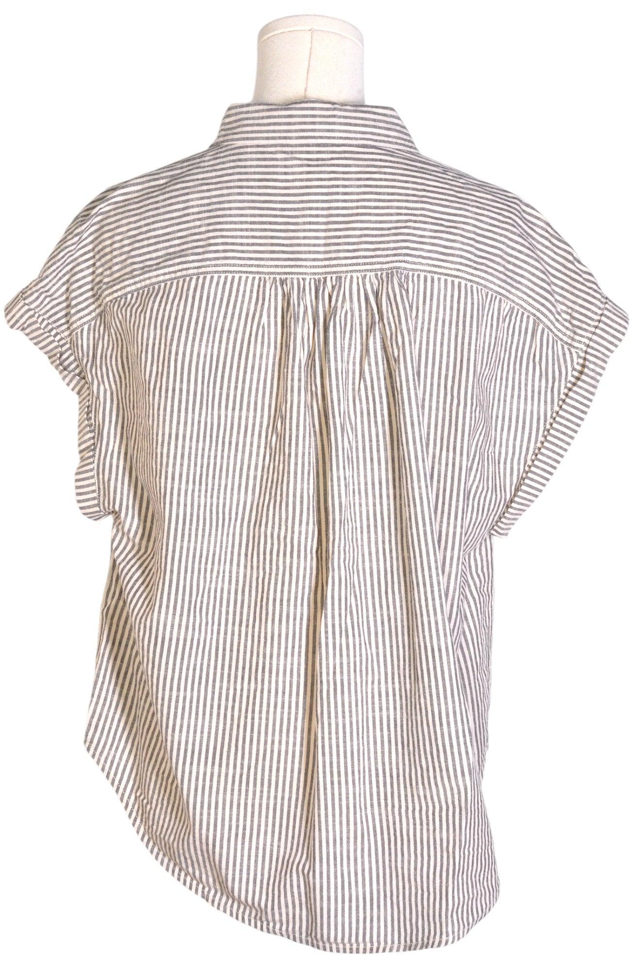 Stylish JAPNA Women's Gray Regular Fit Button Down Tops - Size L