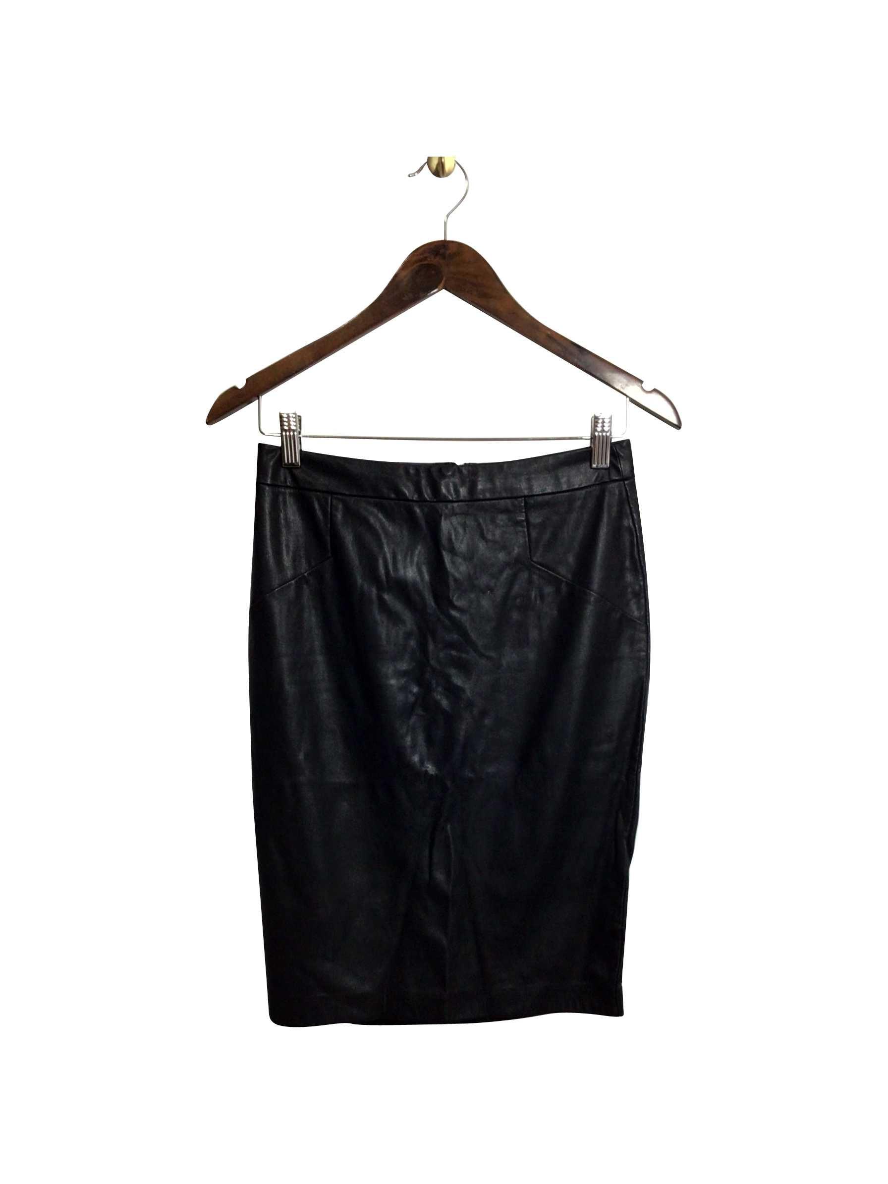 DYNAMITE Trendy Regular Fit Black Skirt - Size XS