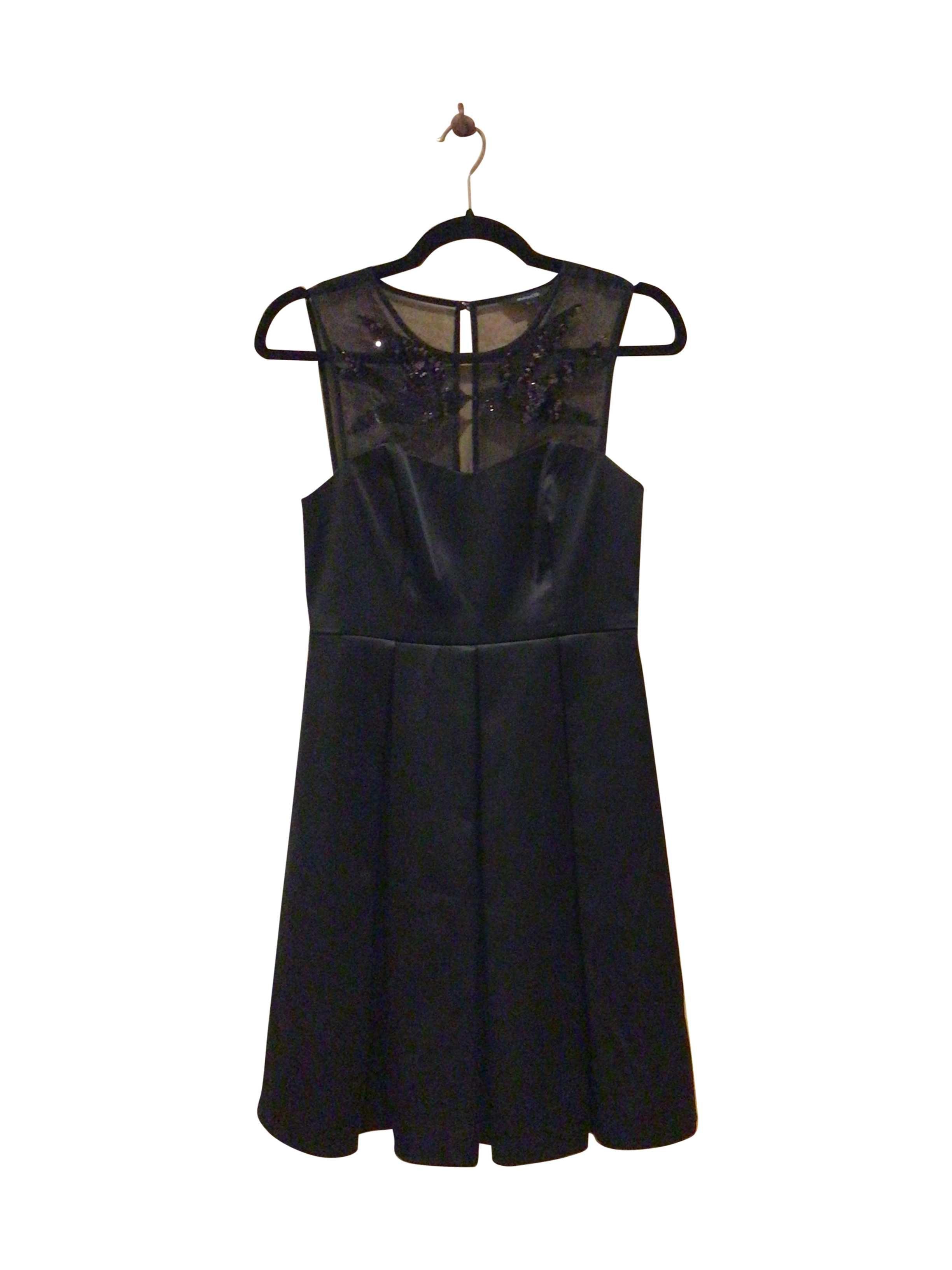 RW & Co. Stylish Regular Fit Black Shift Dress - Size 2