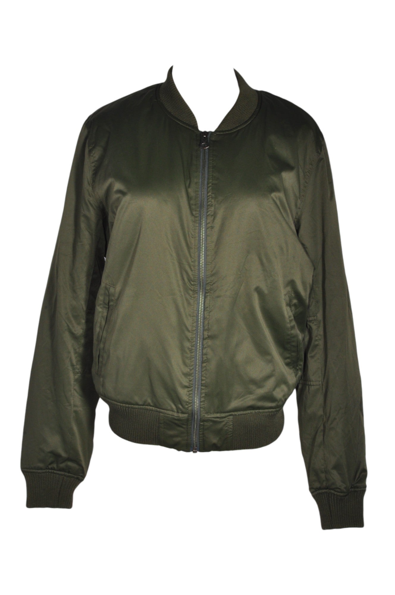 Stylish AMERICAN EAGLE Women's Regular-Fit Green Coat - Size M