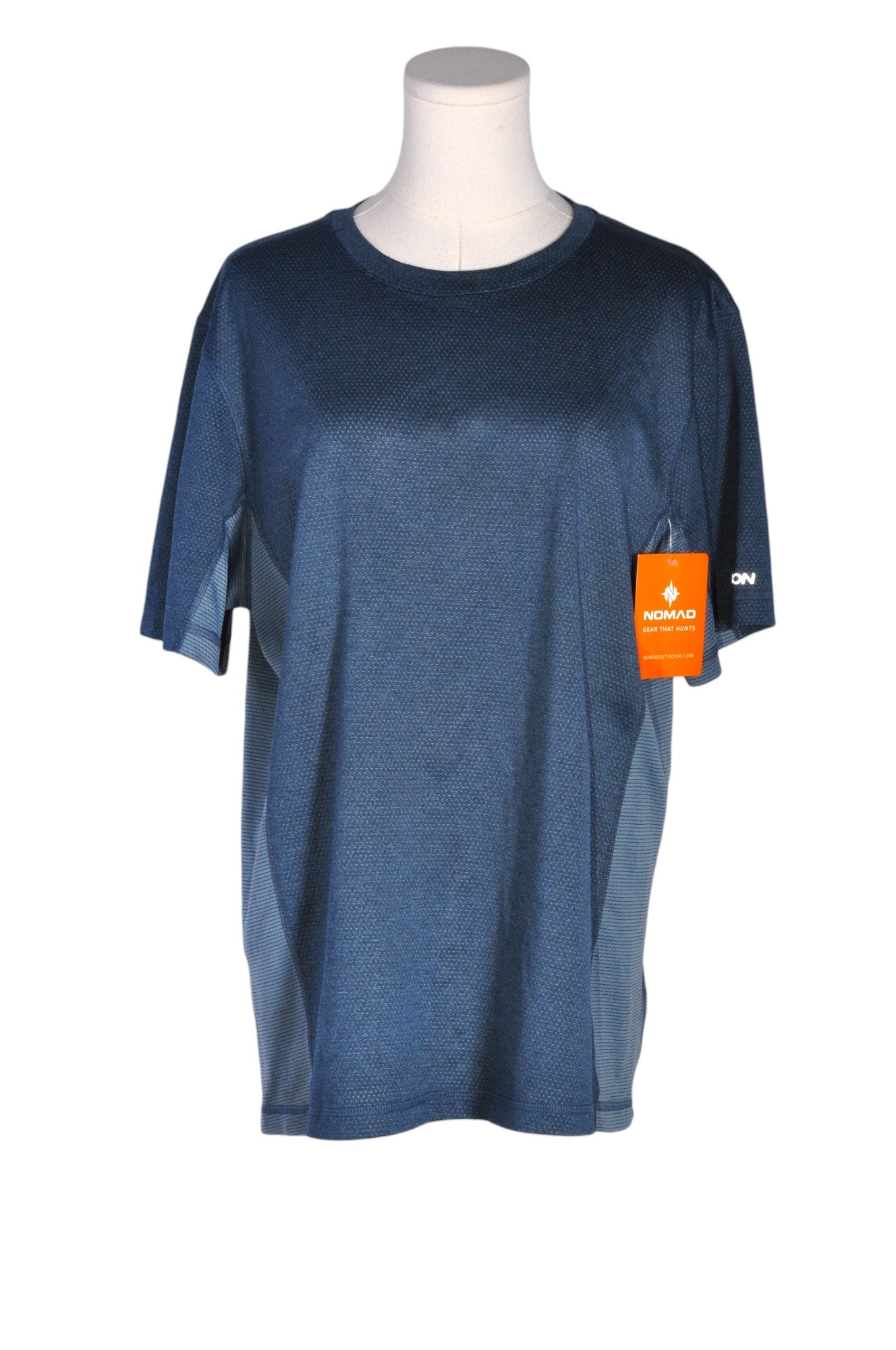 KARBON Men's Blue Regular-Fit Activewear Tops - Size L