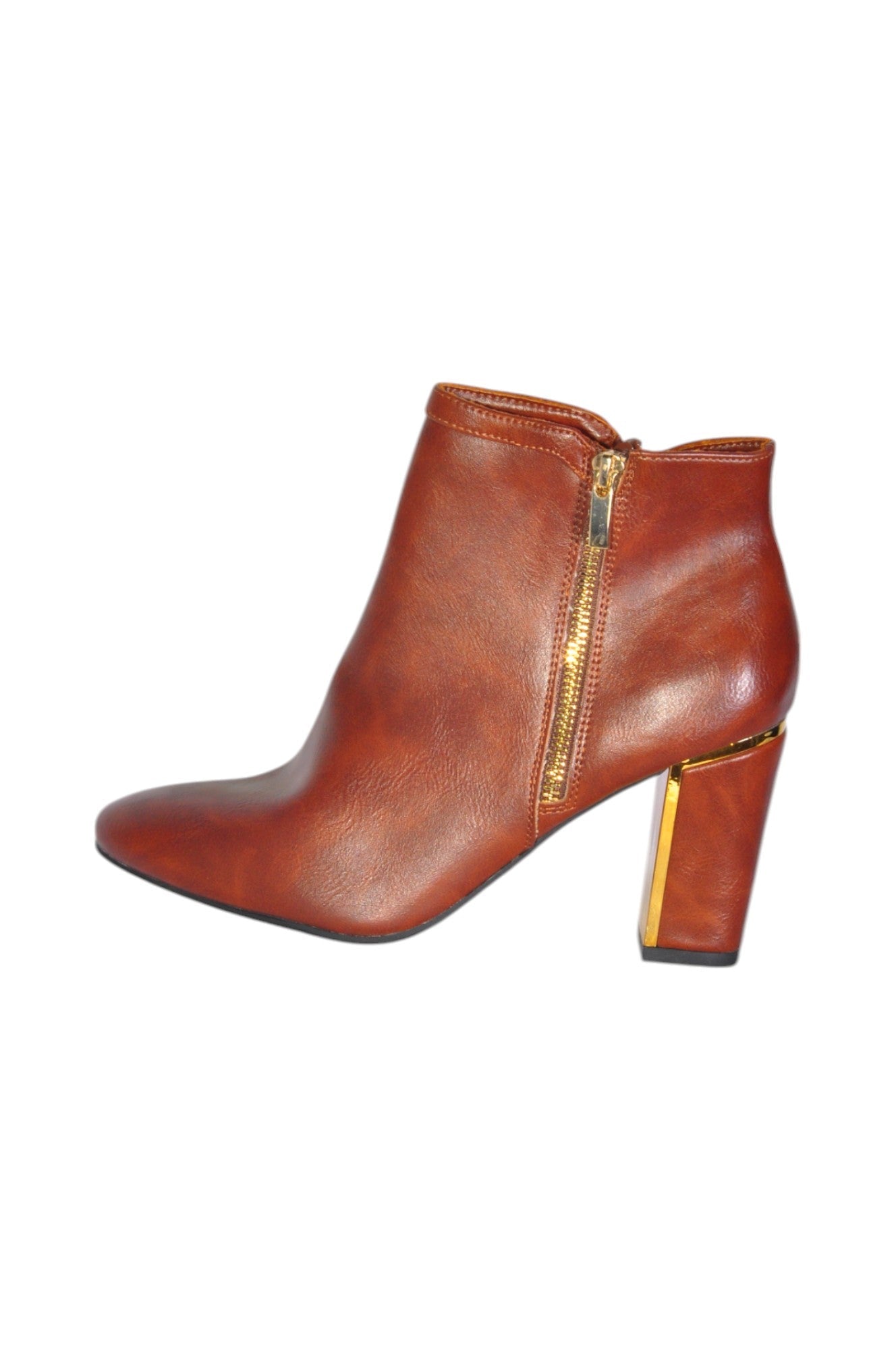 Stylish DUNION Women's Brown Regular-Fit Heels - Size 8.5