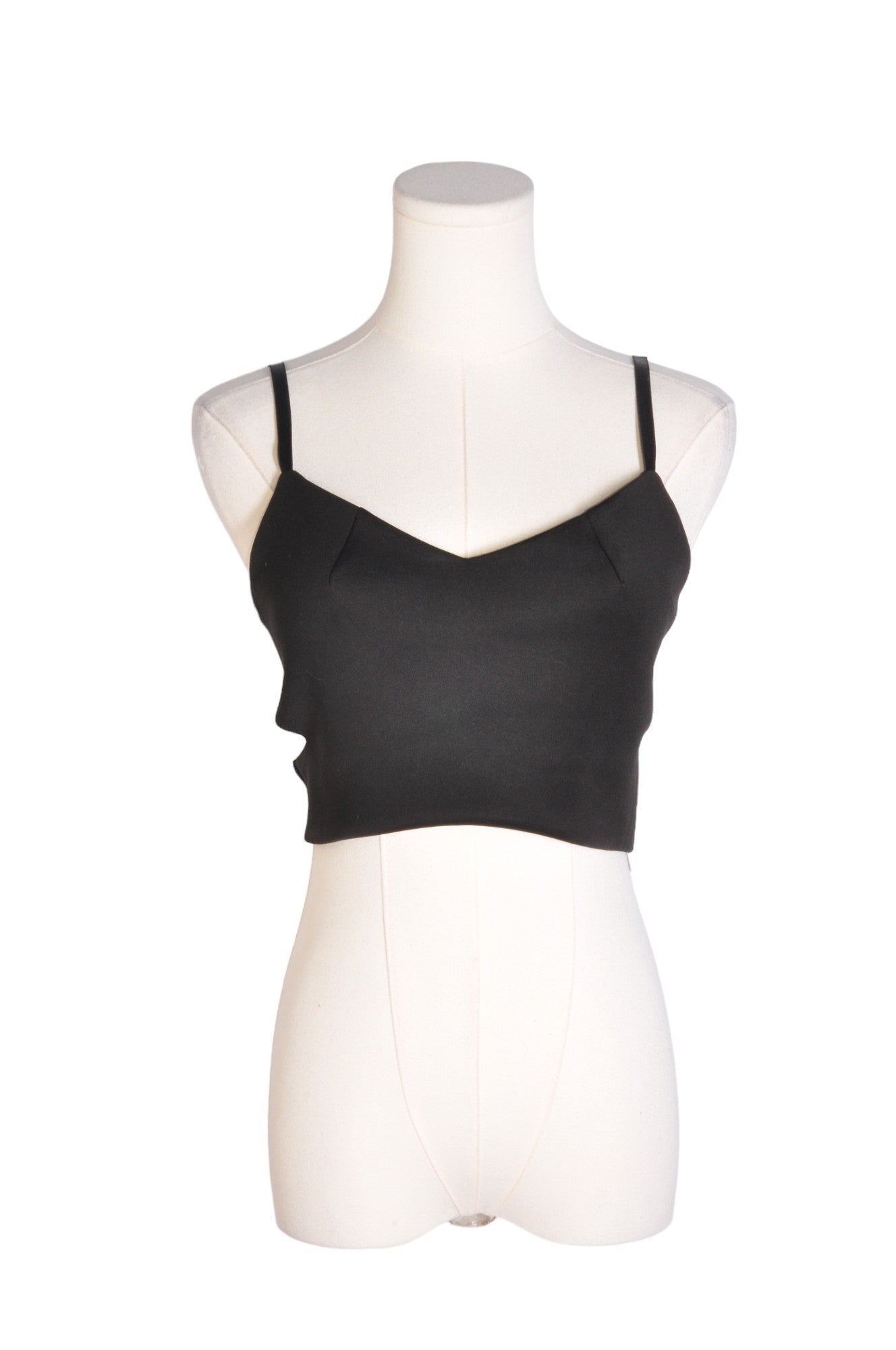 DYNAMITE Stylish Women's Black Regular Fit Crop Tops - Size M