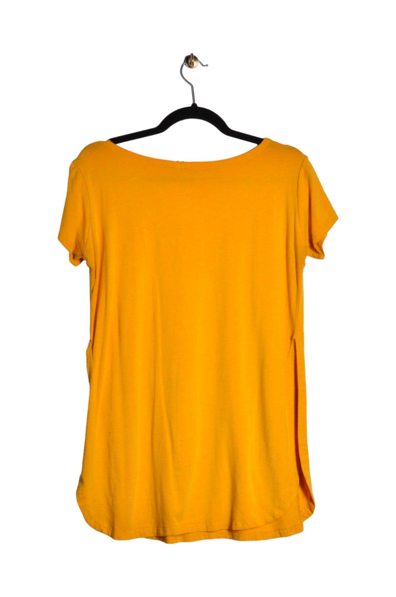 Stylish BUTTERCREAM Women's Regular Fit Yellow T-Shirt - Size M
