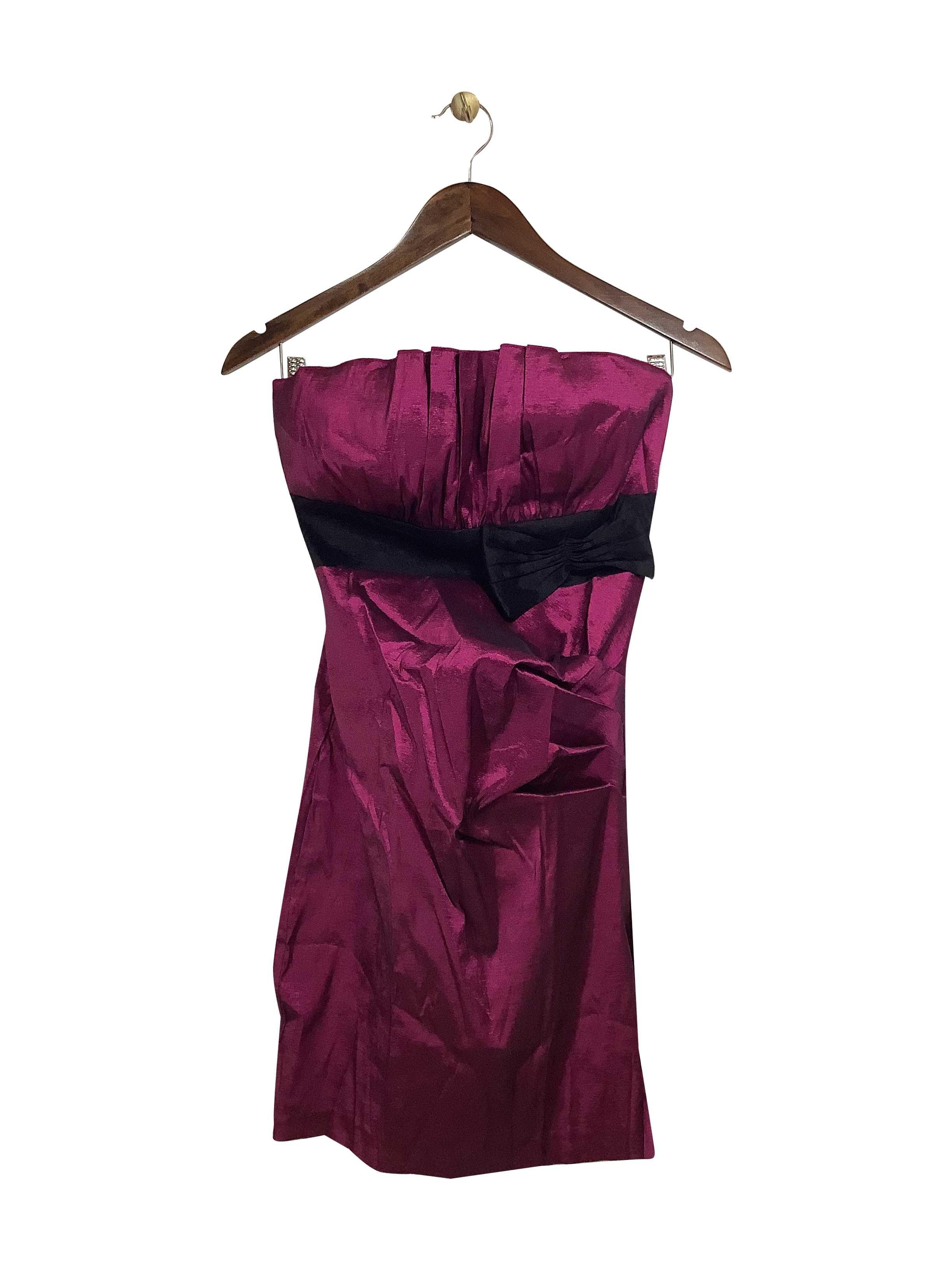ECLIPSE Stunning Regular Fit Purple Mini Dress - Size M