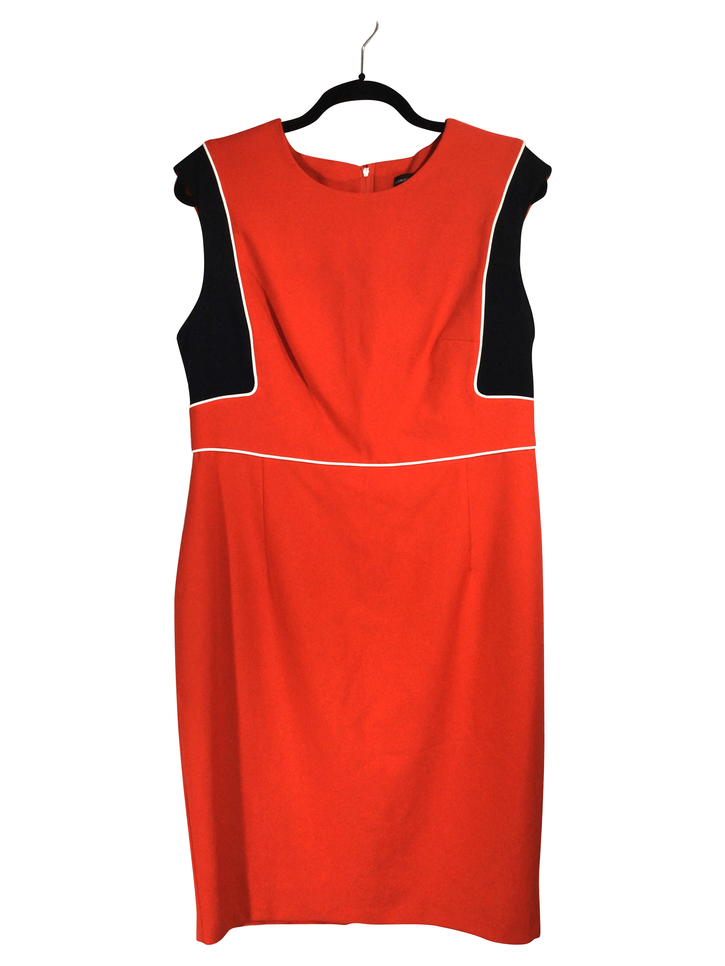 Stylish DOROTHY PERKINS Orange Regular Fit Women's Shift Dress - Size 12