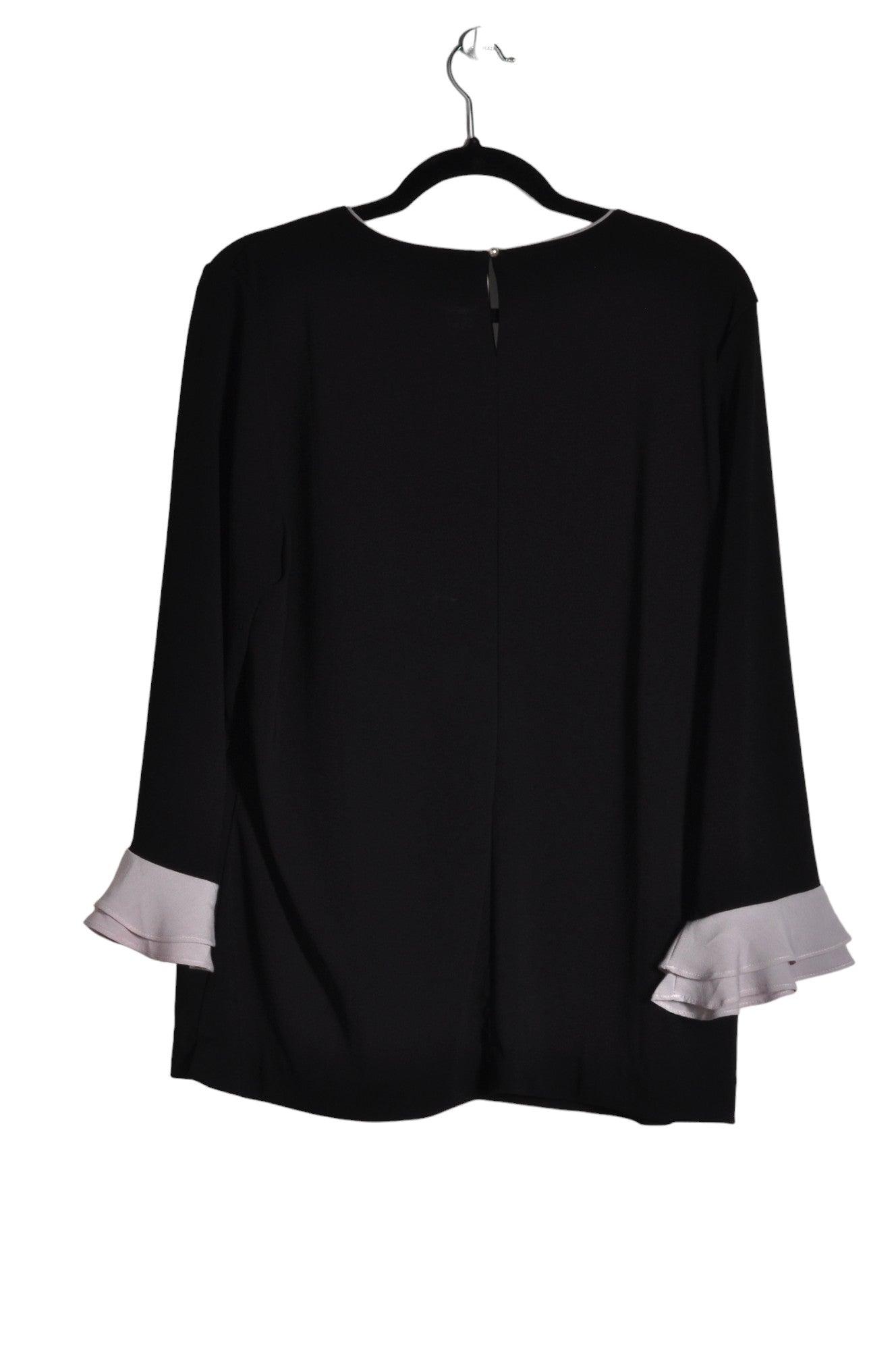 Stylish KARL LAGERFELD Women's Regular Fit Black Blouse - Size L