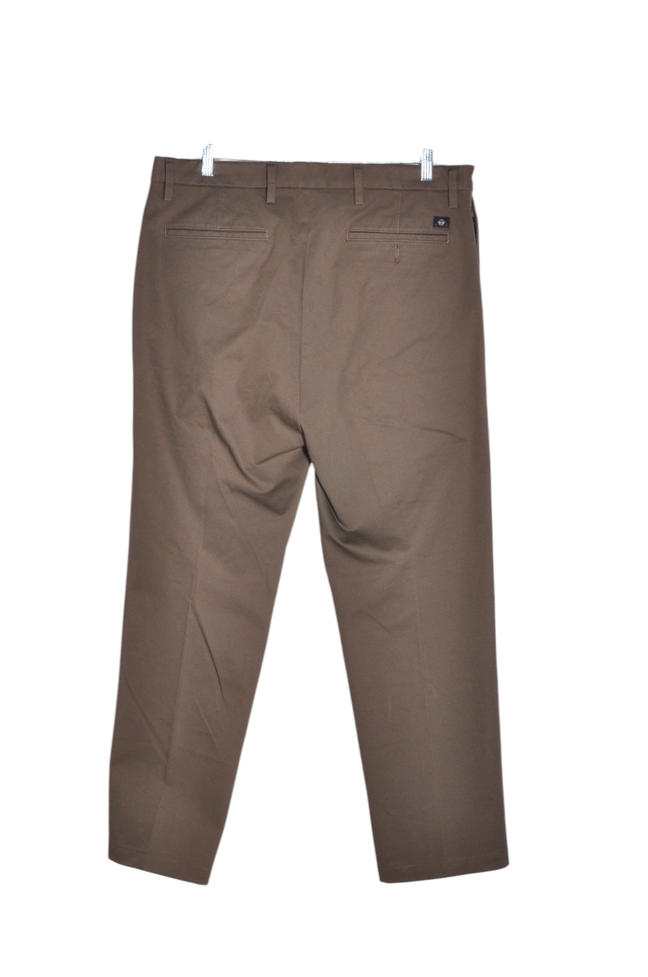 DOCKERS Stylish Women's Brown Regular Fit Work Pants - Size 38