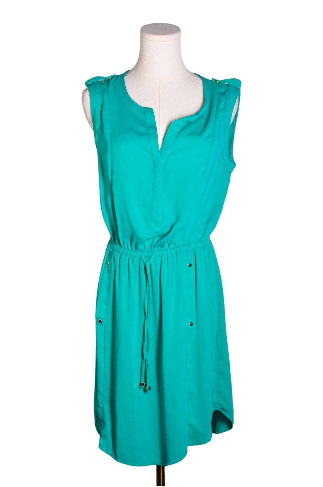 DYNAMITE Stylish Women's Green Wrap Dress - Regular Fit, Size XS