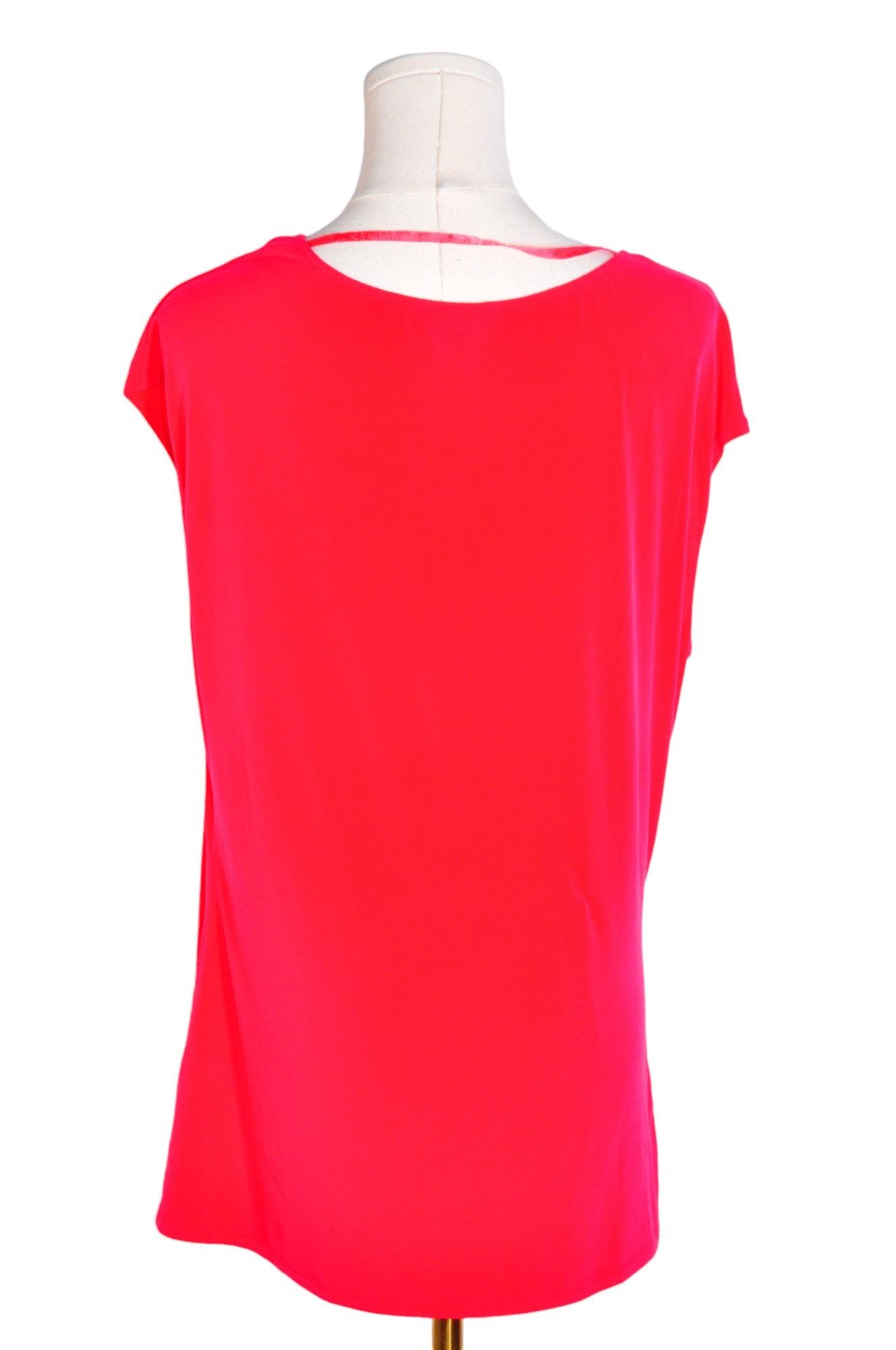 KENNETH COLE Stylish Women's Regular Fit Red Blouse - Size M
