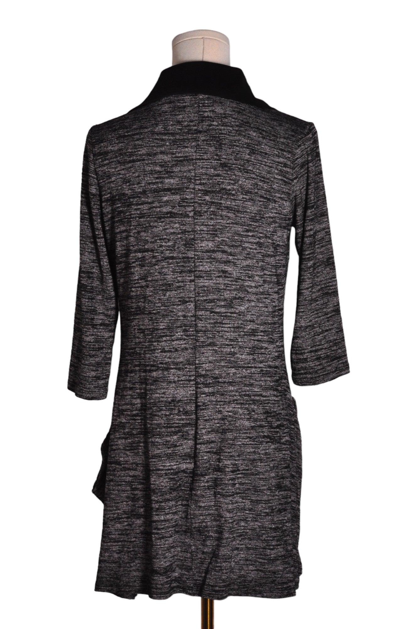 CLIENTELE Stylish Women's Black Regular-Fit Shirt Dress - Size S