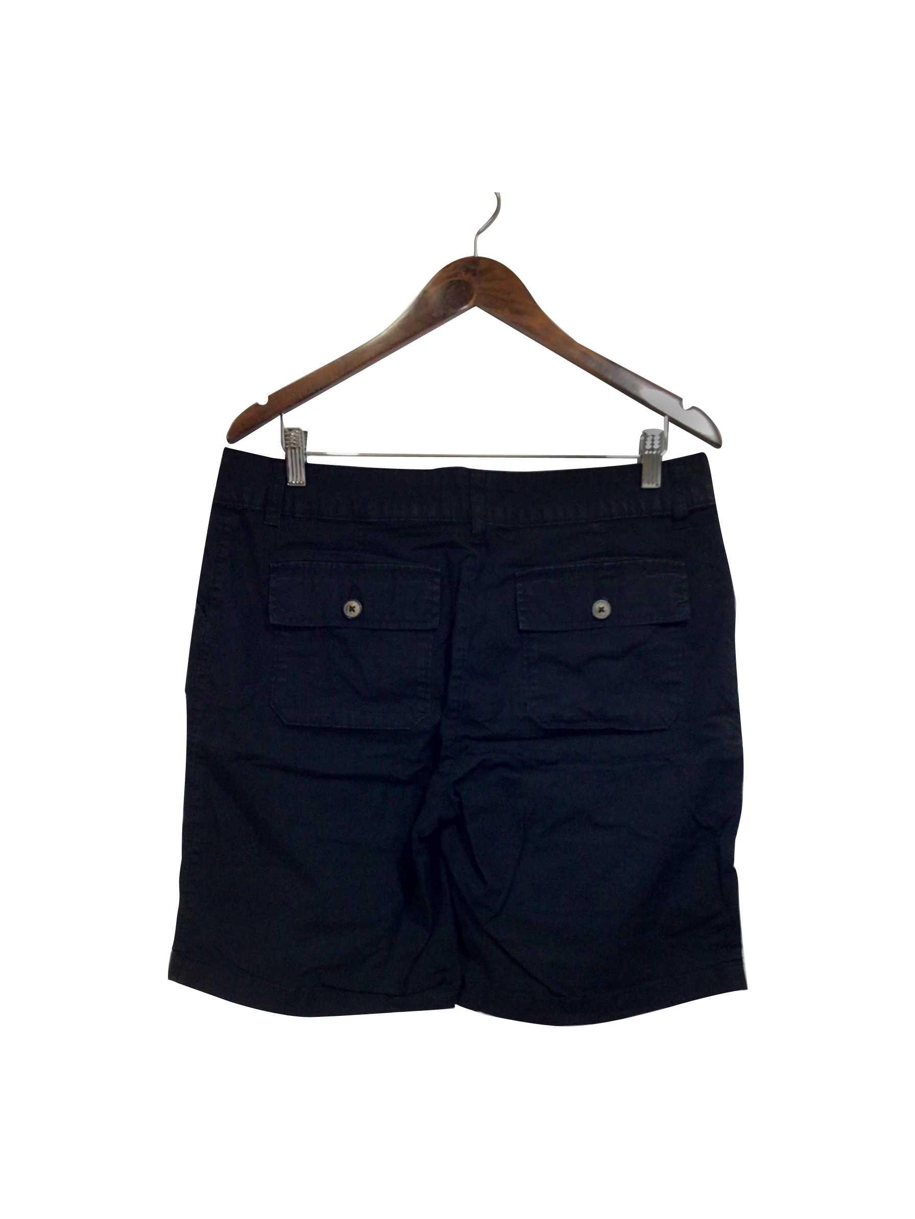 DENVER HAYES Stylish Regular Fit Black Pant Shorts - Size 12
