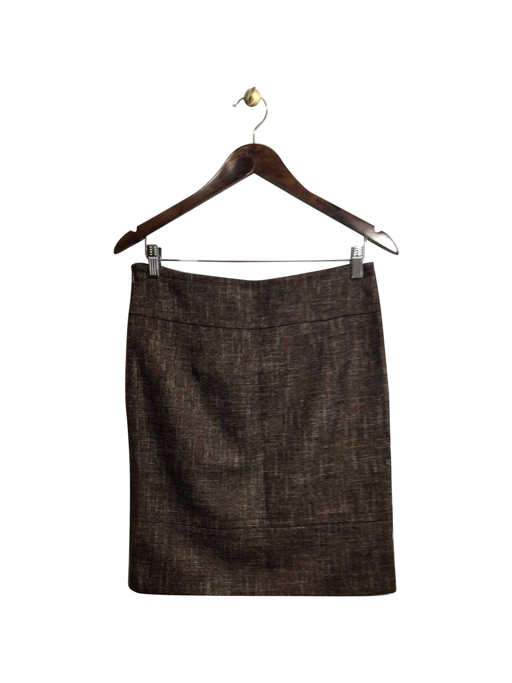 KENSIE Brown Regular Fit Second Hand Skirt - Size 3