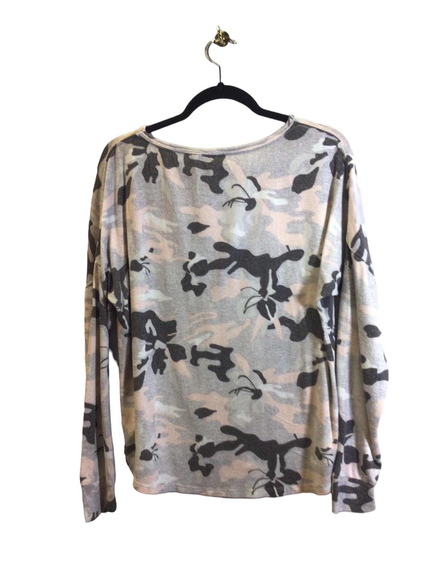 Stylish ROXY Women's Gray Regular Fit Long Sleeve T-Shirt - Size S