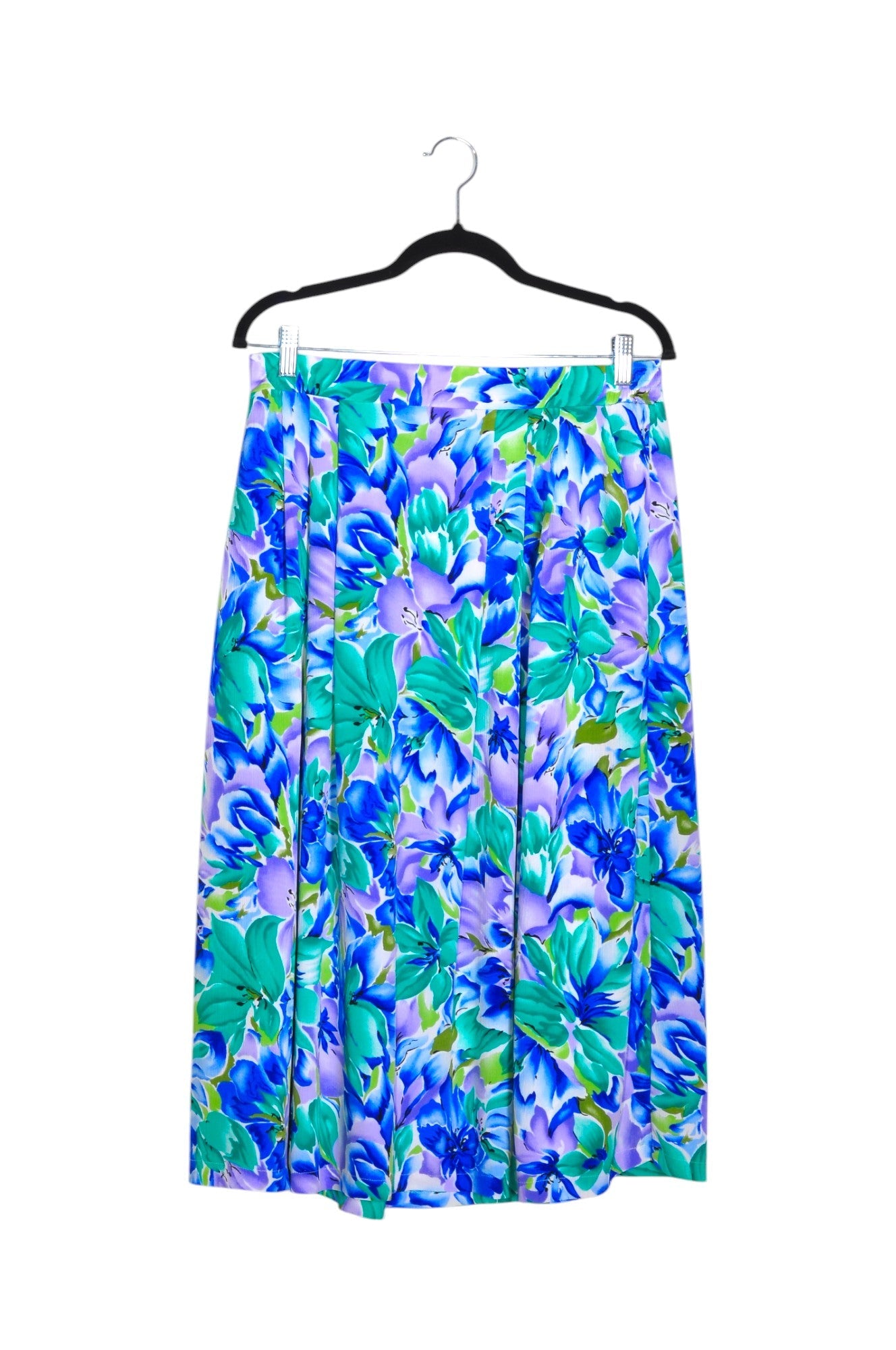 KORET Stylish Women's Casual Blue Regular Fit Skirt - Size 16